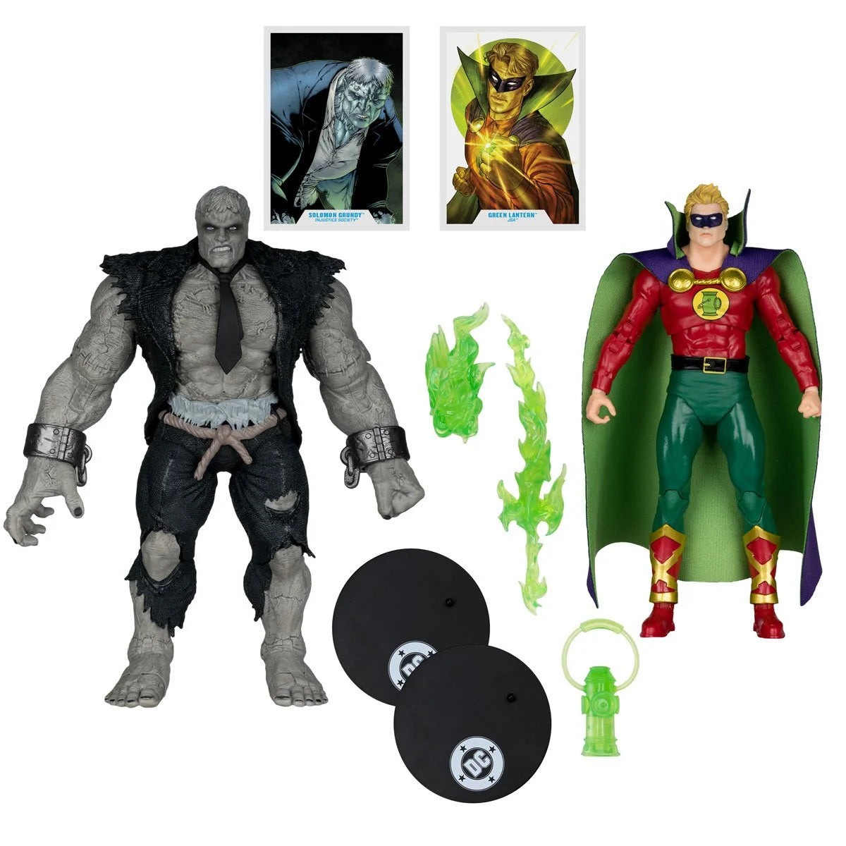 PREVENTA DC Multiverse Solomon Grundy vs Green Lantern (Justice Society of America) Two-Pack McFarlane (Primer pago/anticipo)