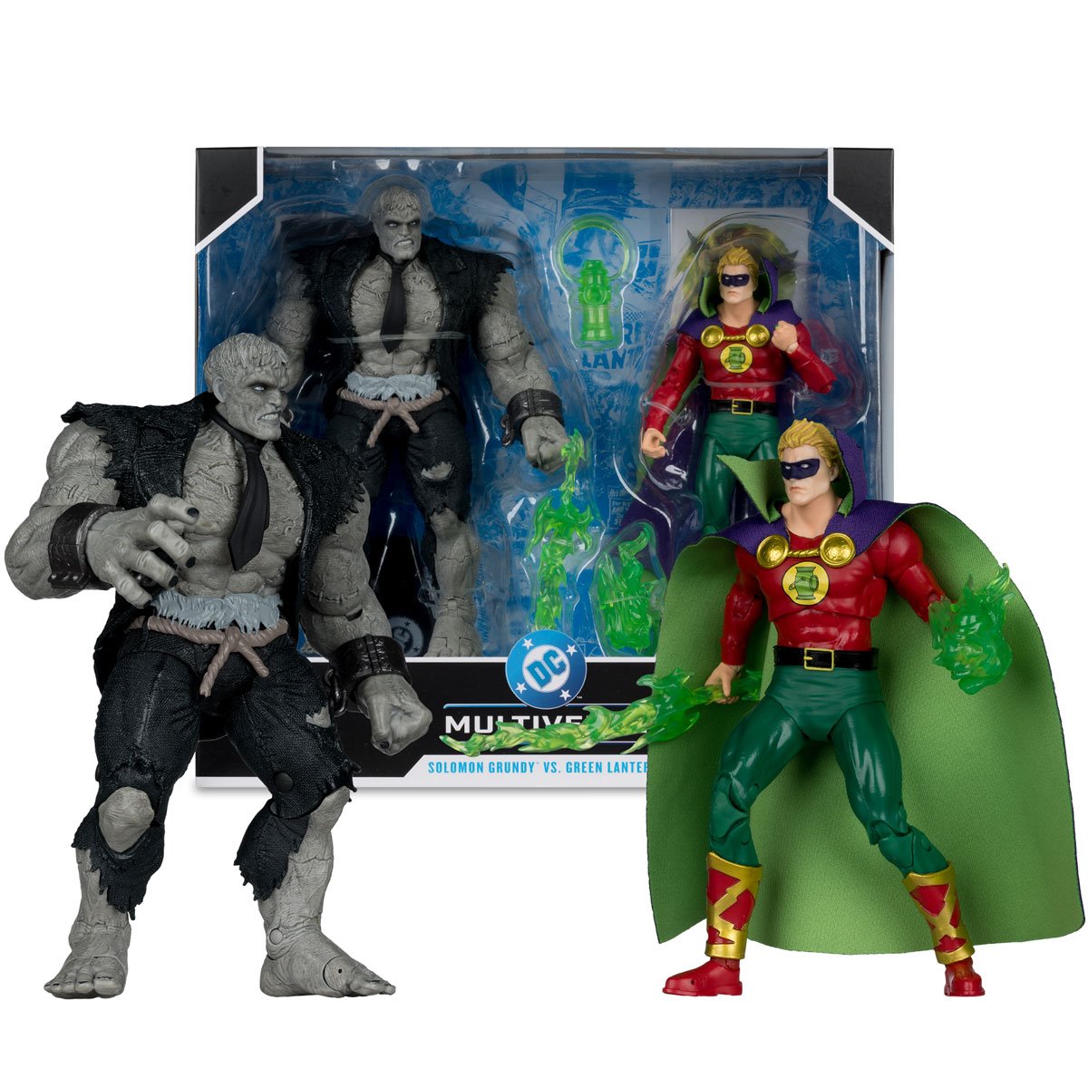 PREVENTA DC Multiverse Solomon Grundy vs Green Lantern (Justice Society of America) Two-Pack McFarlane (Primer pago/anticipo)