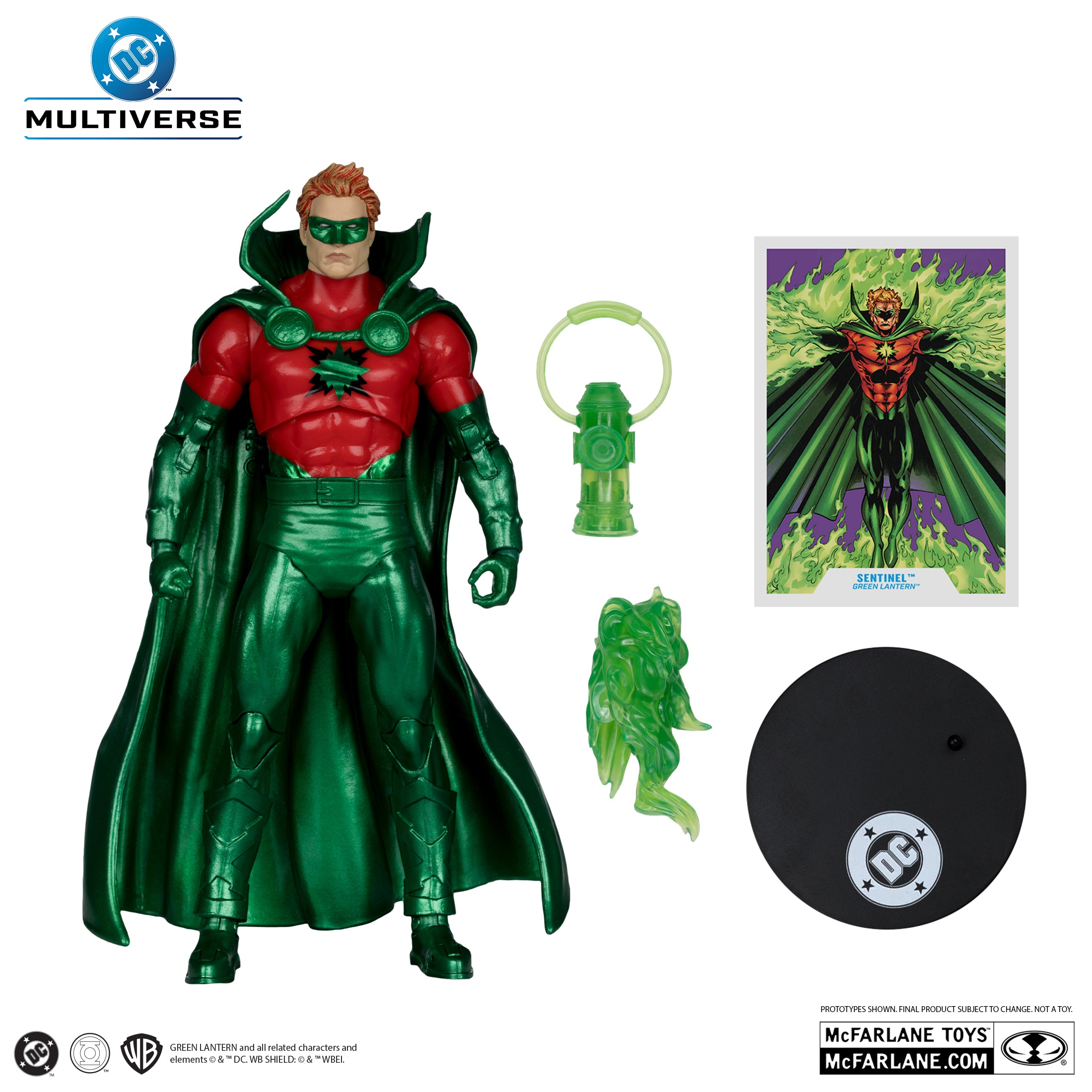 PREVENTA DC Multiverse Sentinel (Green Lantern) Red Platinum McFarlane (Primer pago/anticipo)