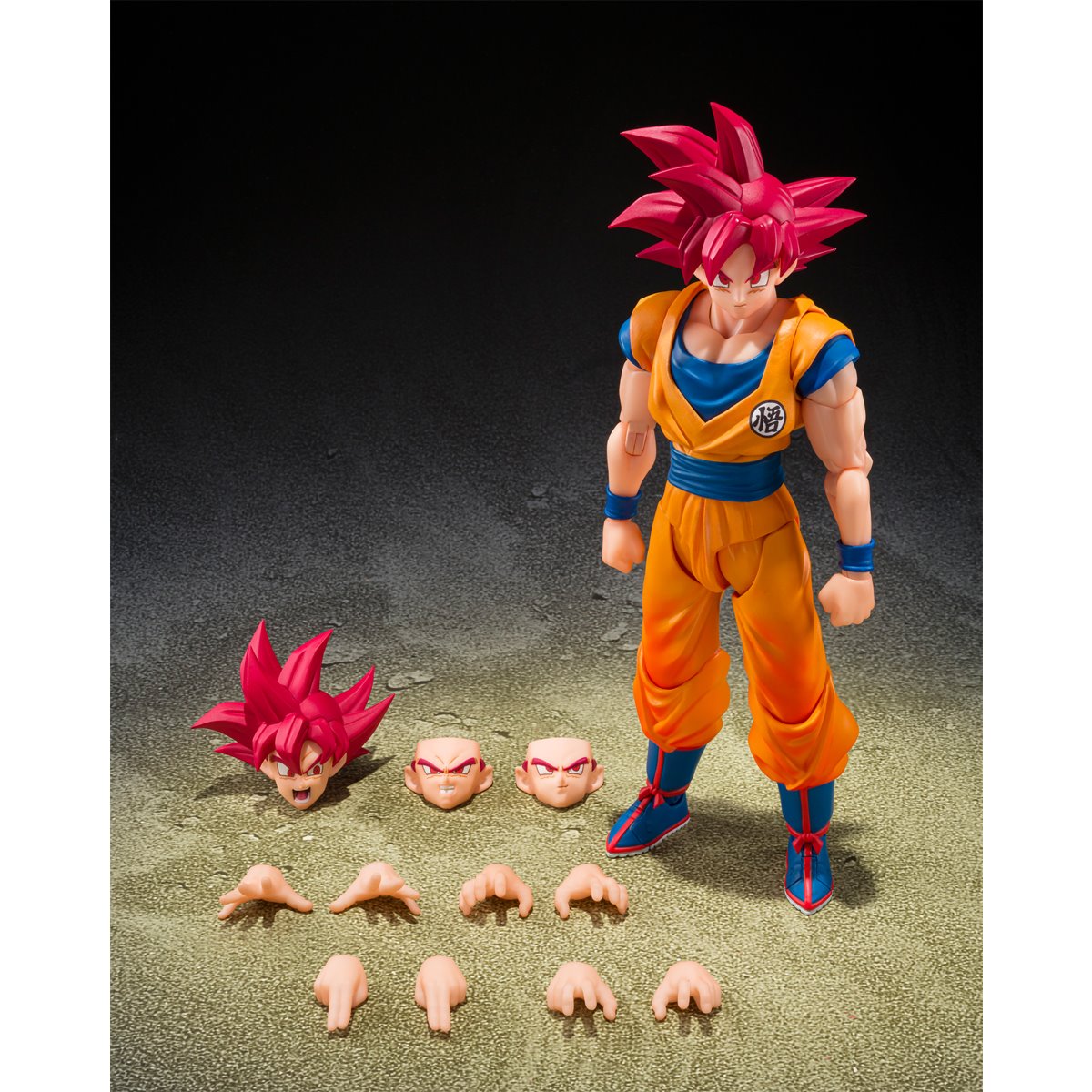 PREVENTA S.H. Figuarts Dragon Ball Super Super Saiyan God Goku (God Aura) Bandai (Primer pago/anticipo)