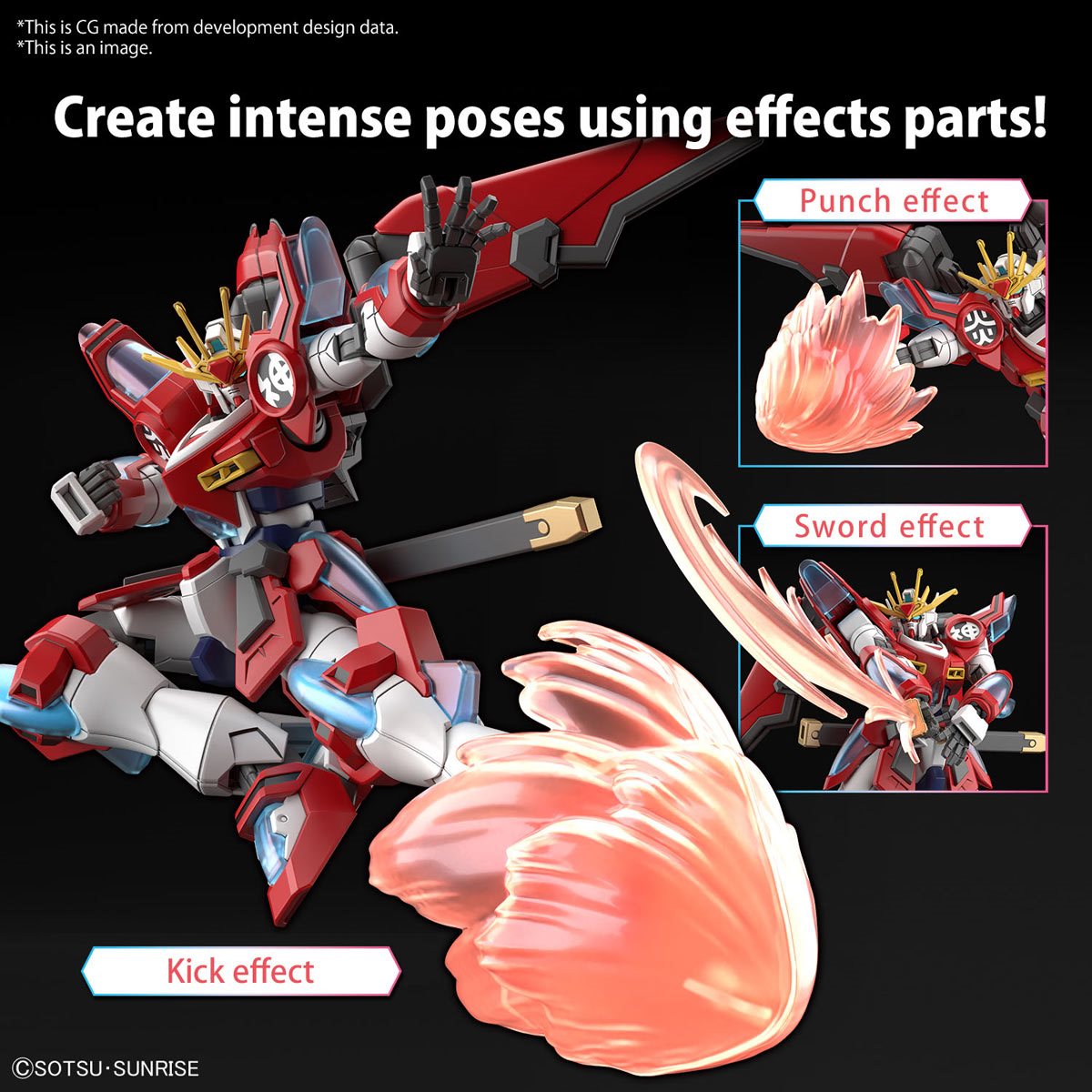 HG 1/144 Gundam Build Metaverse Shin Burning Gundam Model Kit Bandai