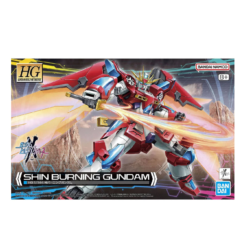 HG 1/144 Gundam Build Metaverse Shin Burning Gundam Model Kit Bandai