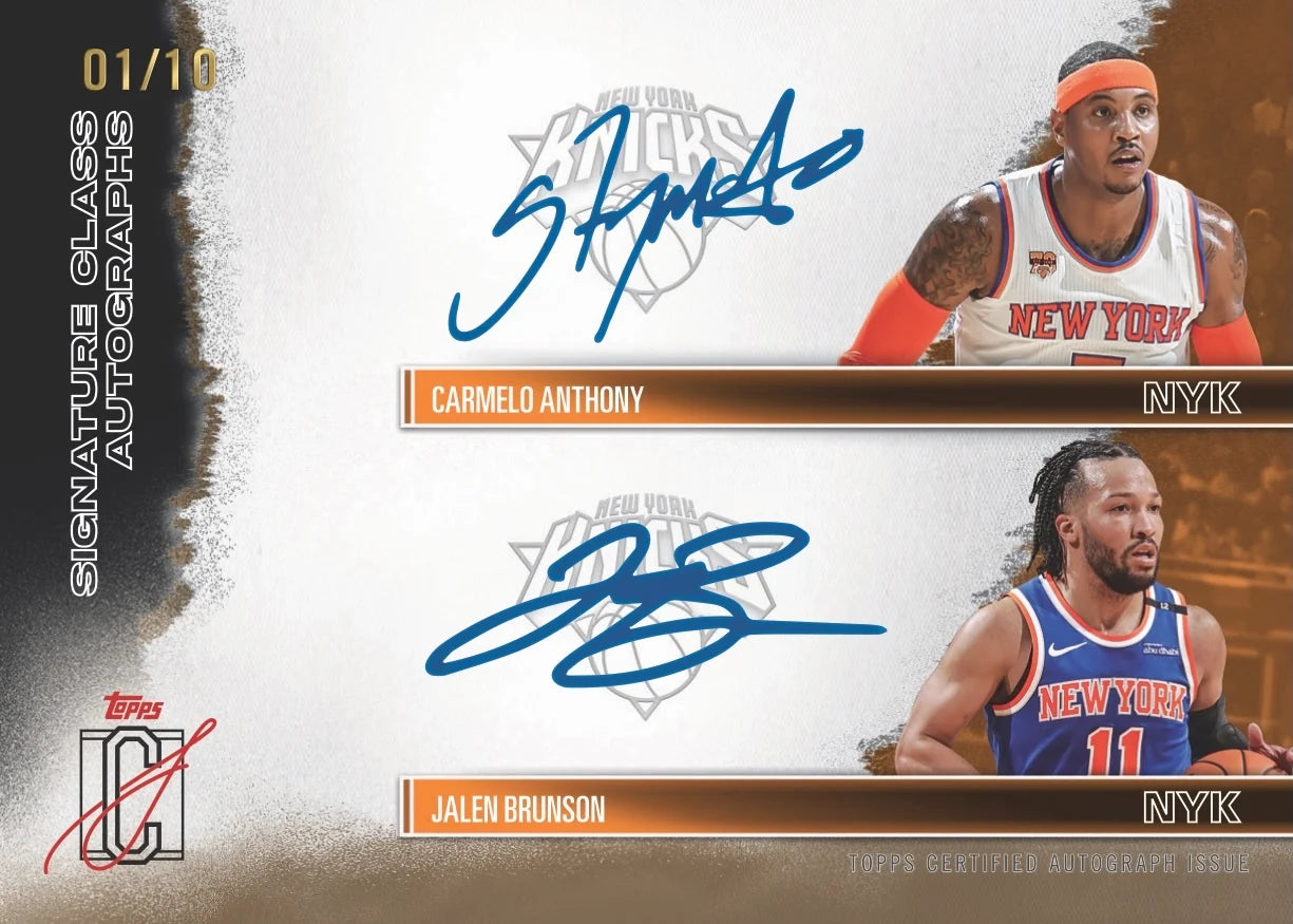PREVENTA Topps Signature Class Basketball 2025-26 Mega Box (Primer pago/anticipo)