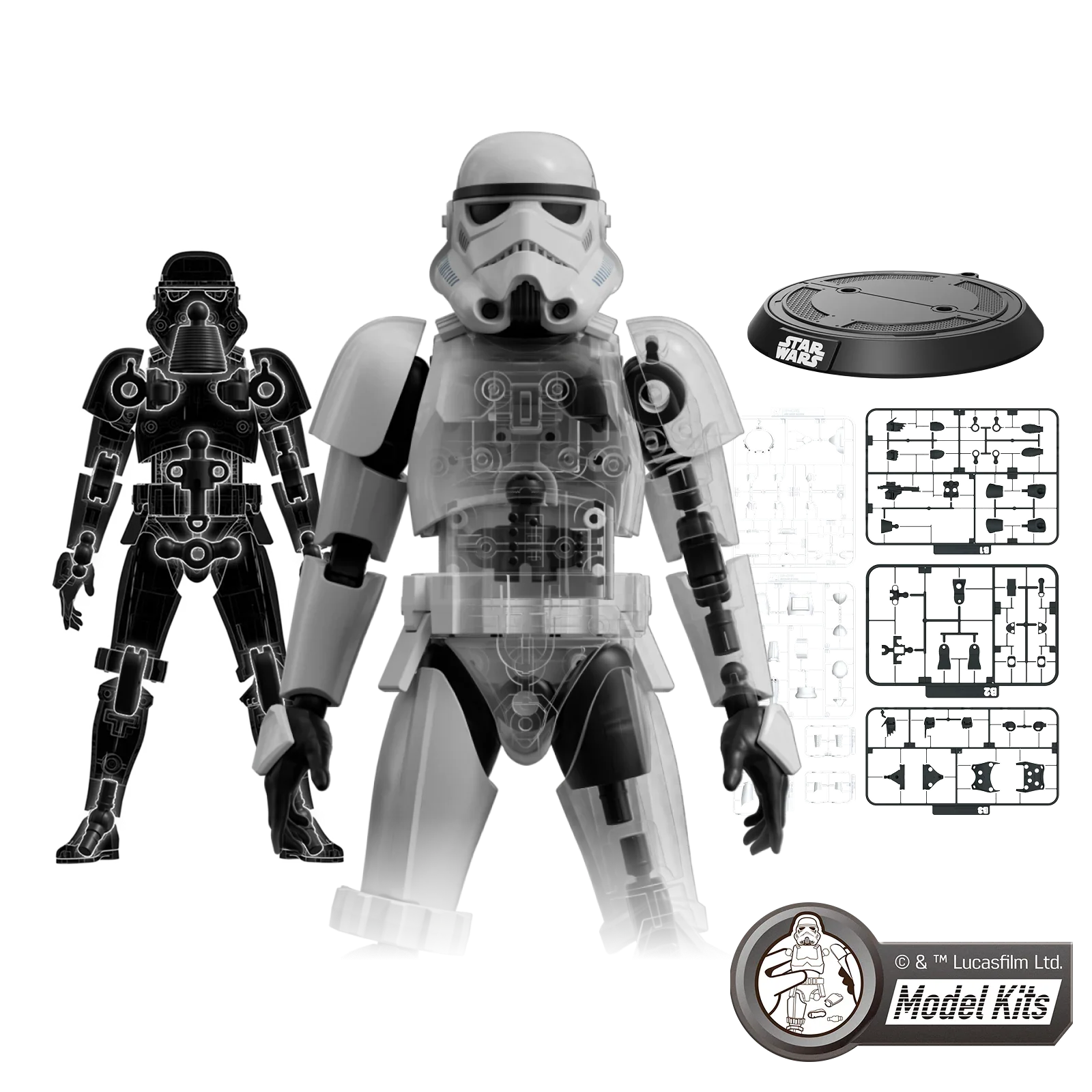 Star Wars: The Empire Strikes Back Champion Class Stormtrooper Model Kit Blokees