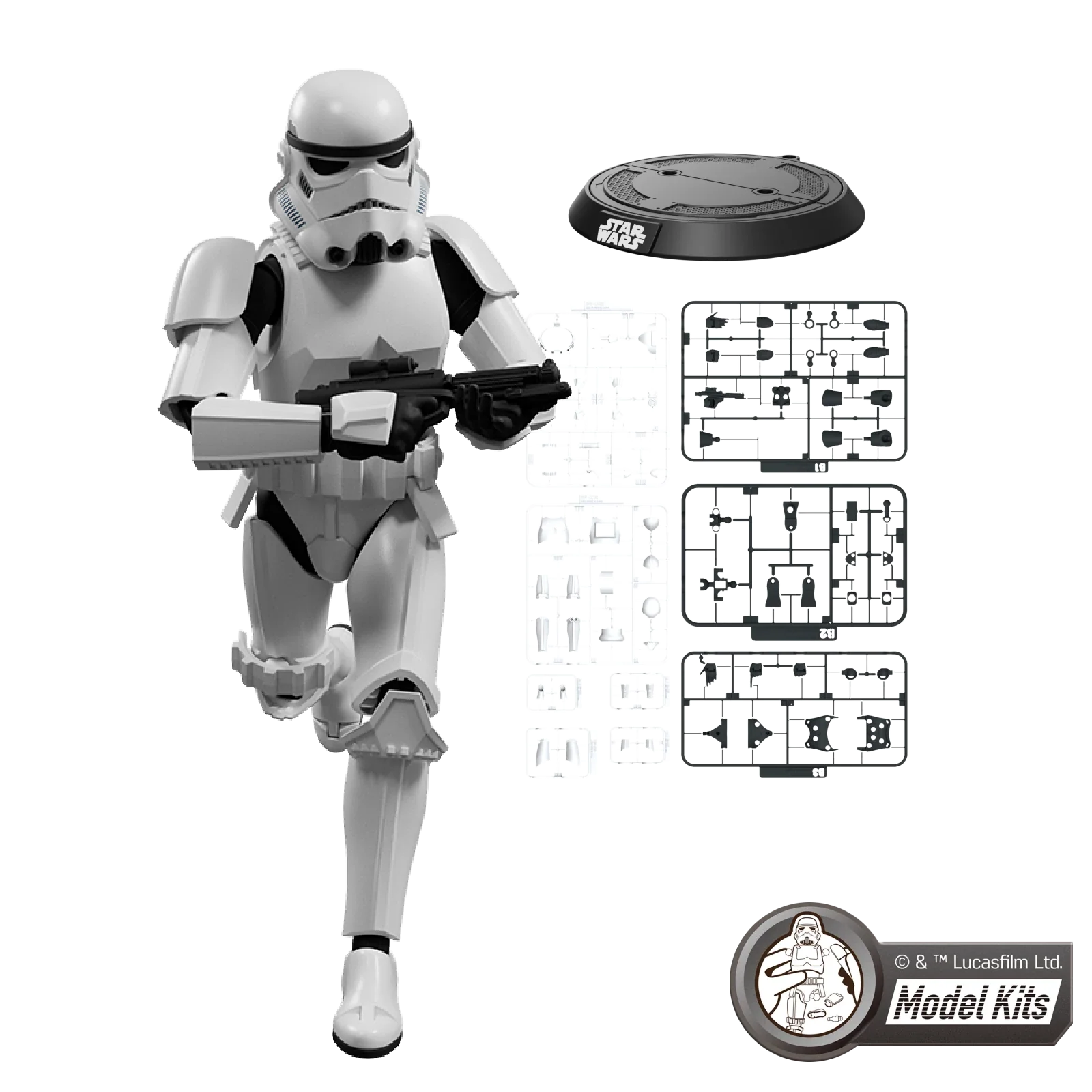 Star Wars: The Empire Strikes Back Champion Class Stormtrooper Model Kit Blokees