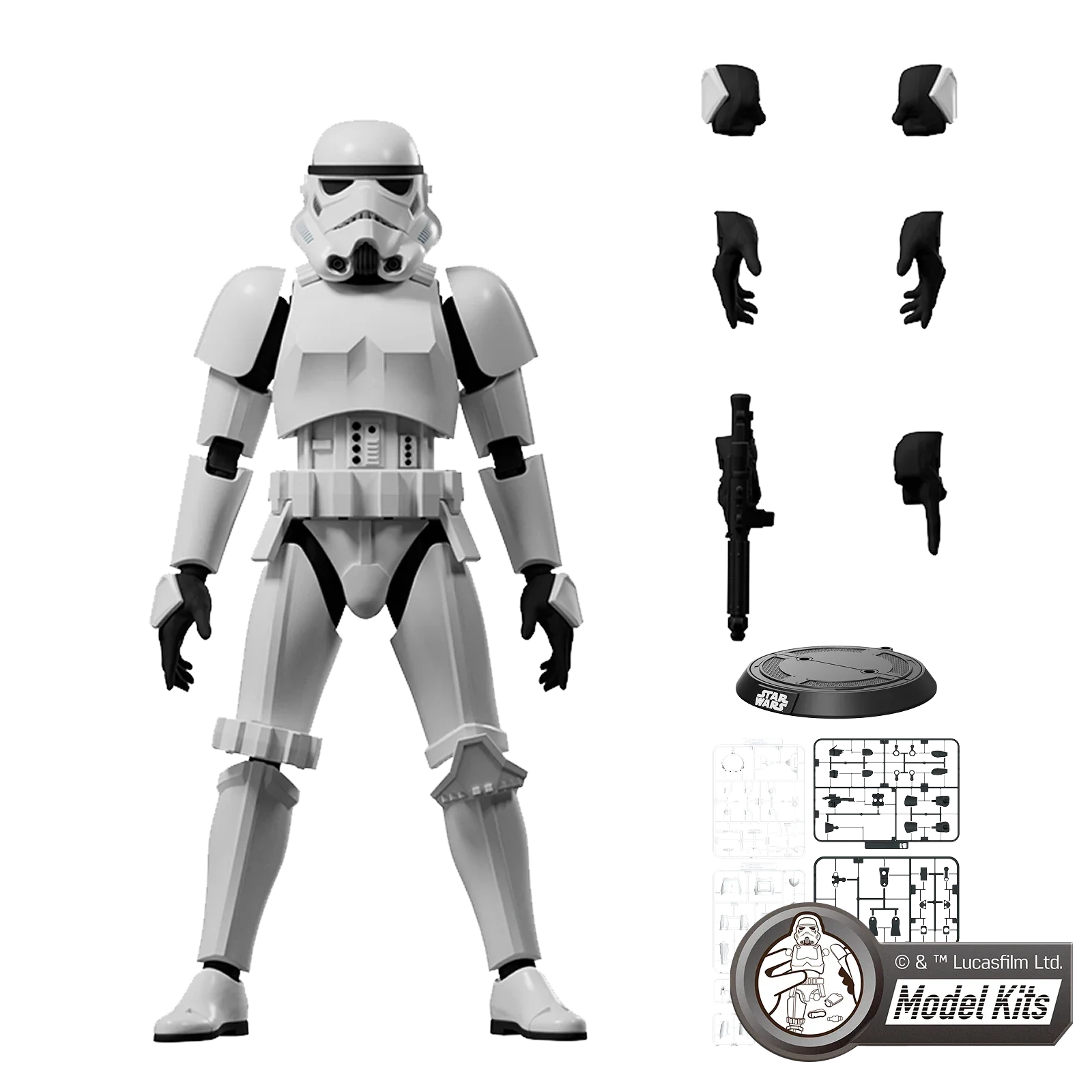 Star Wars: The Empire Strikes Back Champion Class Stormtrooper Model Kit Blokees
