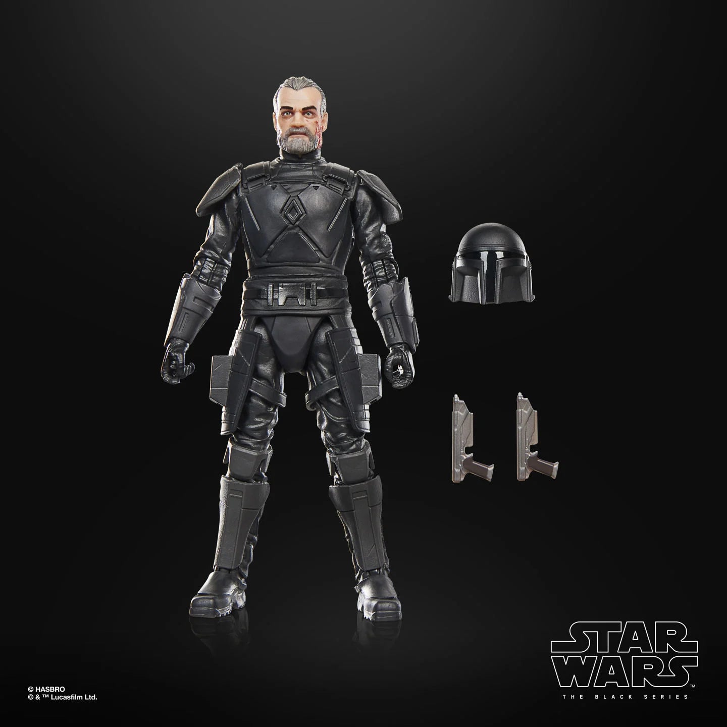 PREVENTA Star Wars The Black Series Mandalorian Super Commando Kebris (Maul - Shadow Lord) Hasbro (Primer pago/anticipo)