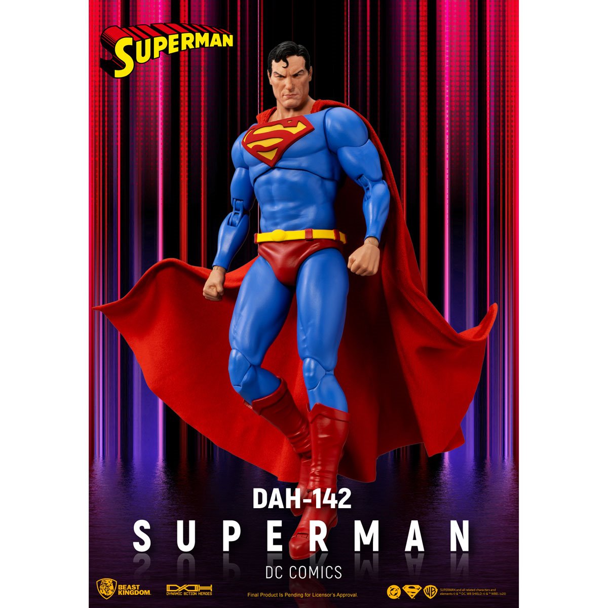 DC Comics Dynamic 8ction Heroes DAH-142 Superman Action Figure Beast Kingdom