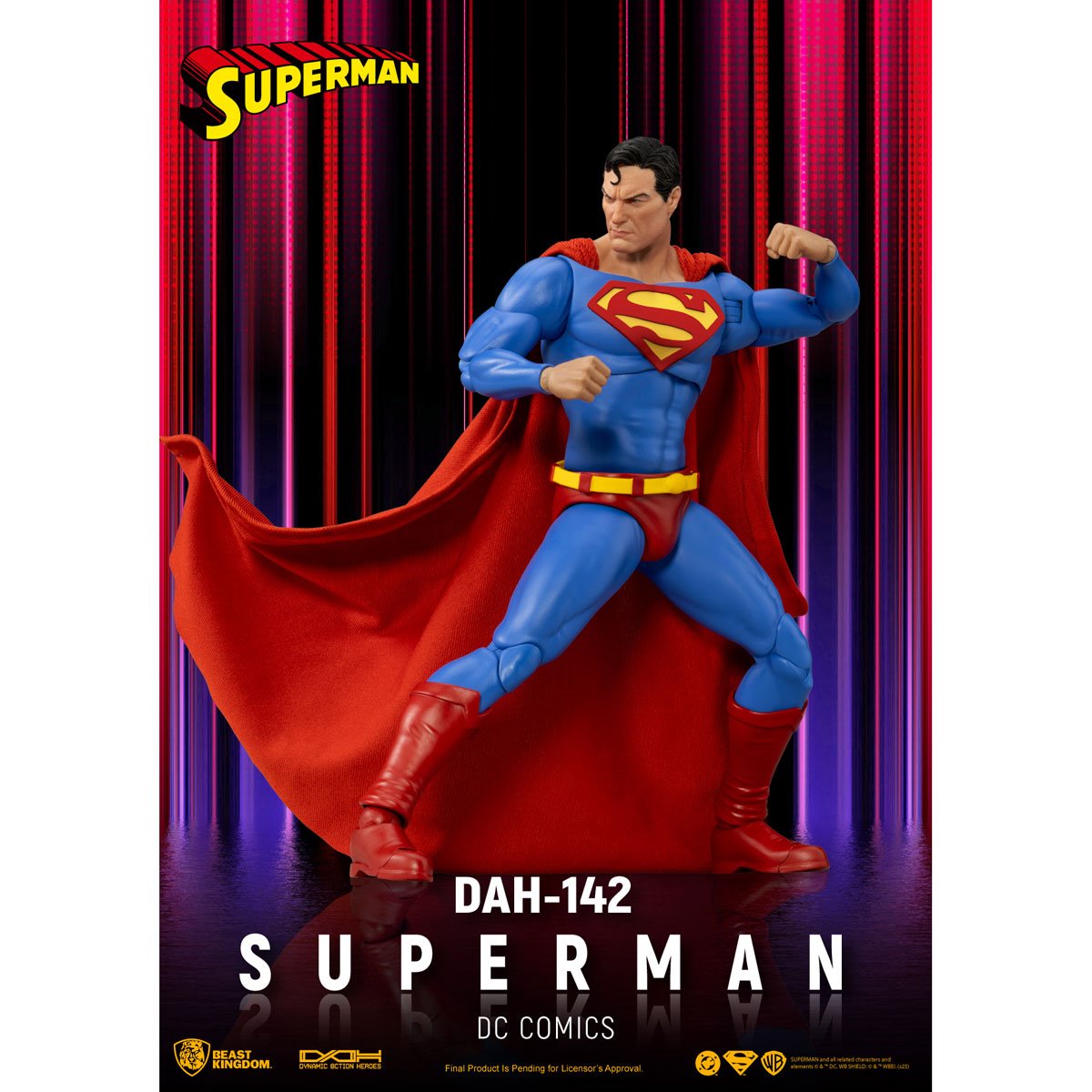 DC Comics Dynamic 8ction Heroes DAH-142 Superman Action Figure Beast Kingdom