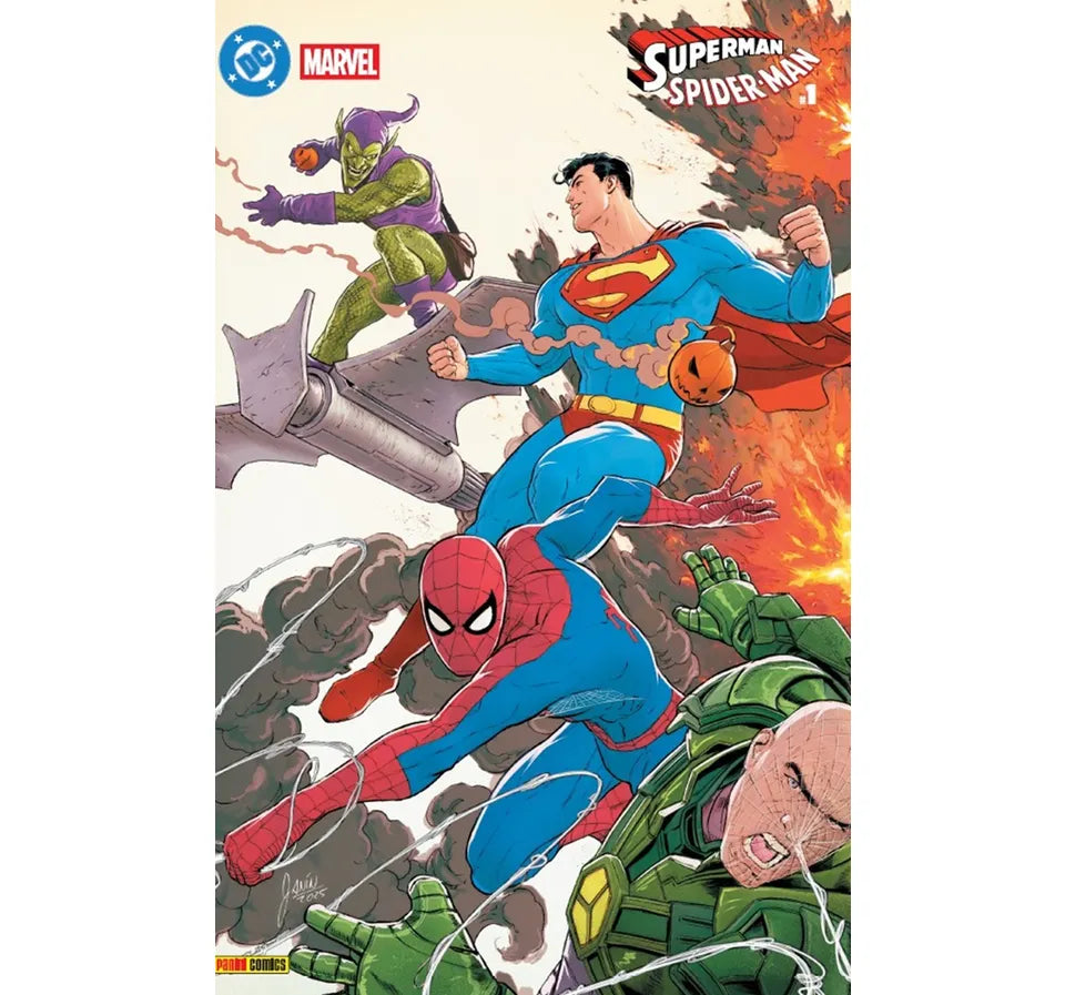 Comic Superman Spider-Man #1 (Portada Variante Mikel Janin) Panini