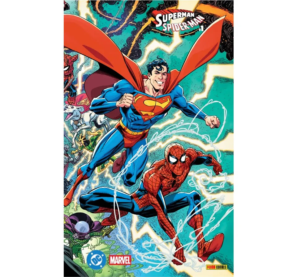 Comic Superman Spider-Man #1 (Portada Variante Scott Koblish) Panini