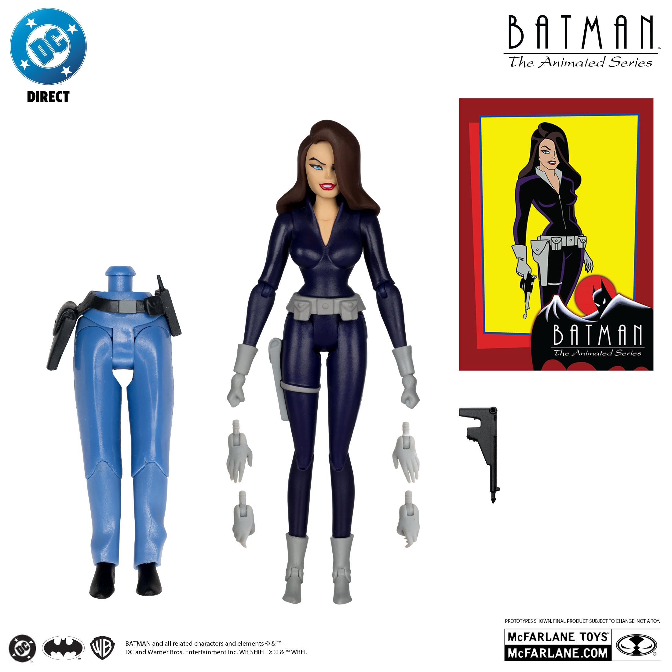 PREVENTA DC Direct Batman: The Animated Series Talia Al Ghul (Collect to Build: Rene Montoya) McFarlane (Primer pago/anticipo)
