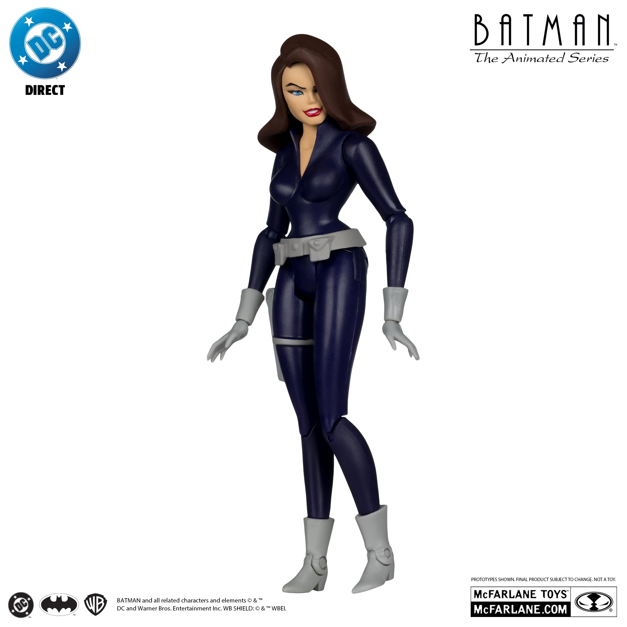 PREVENTA DC Direct Batman: The Animated Series Talia Al Ghul (Collect to Build: Rene Montoya) McFarlane (Primer pago/anticipo)