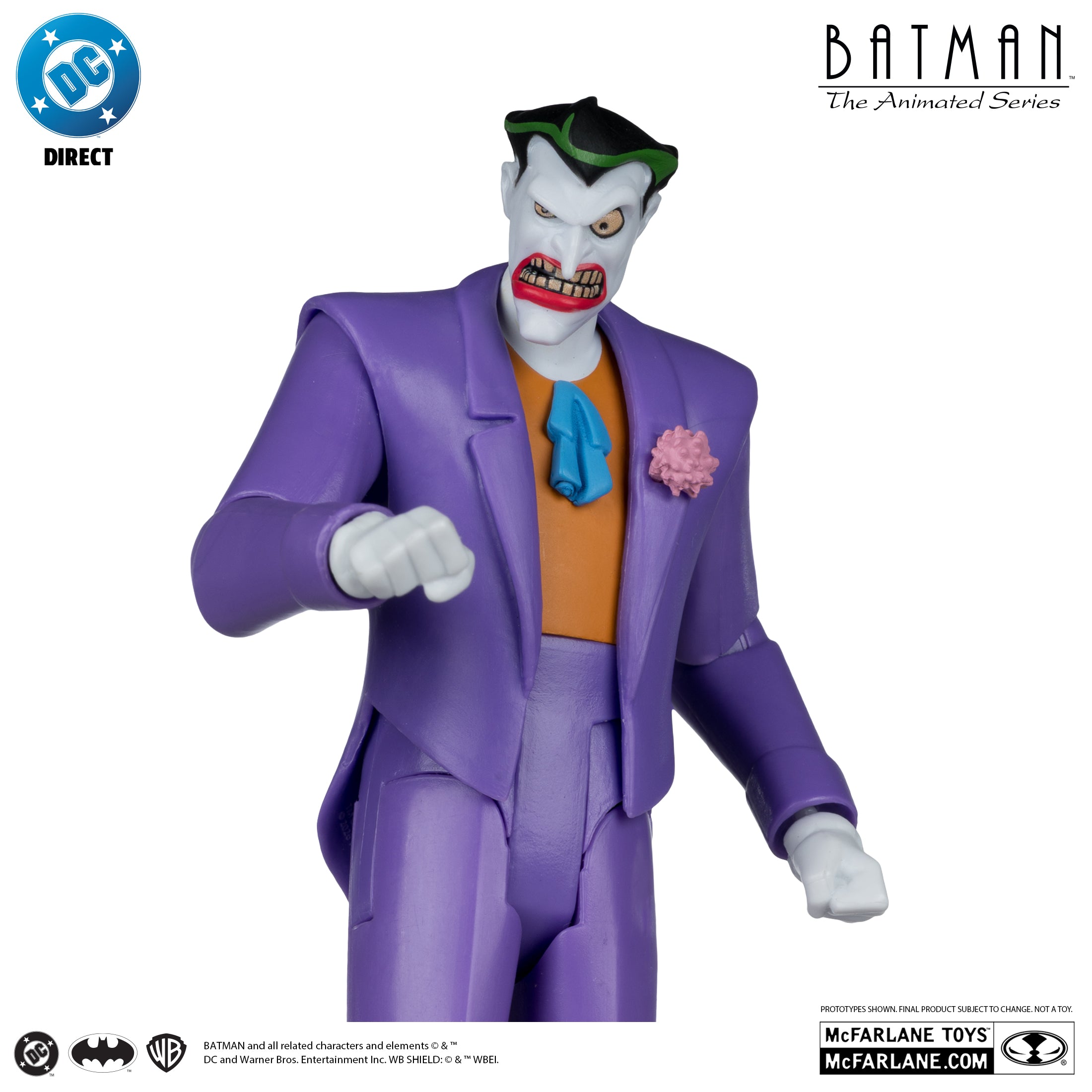 DC Direct Batman The Animated Series The Joker (Collect to Build: Clock King) McFarlane