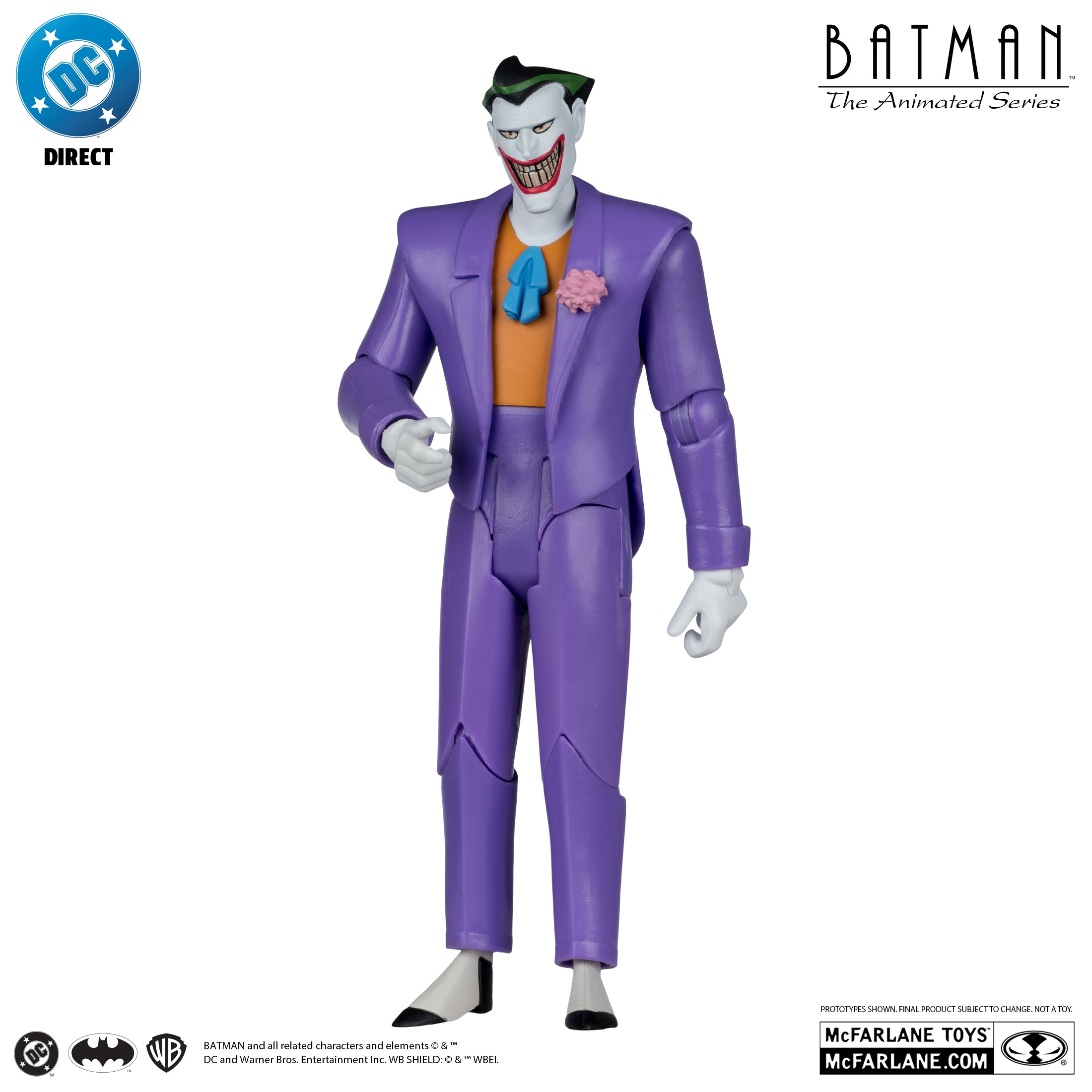 DC Direct Batman The Animated Series The Joker (Collect to Build: Clock King) McFarlane