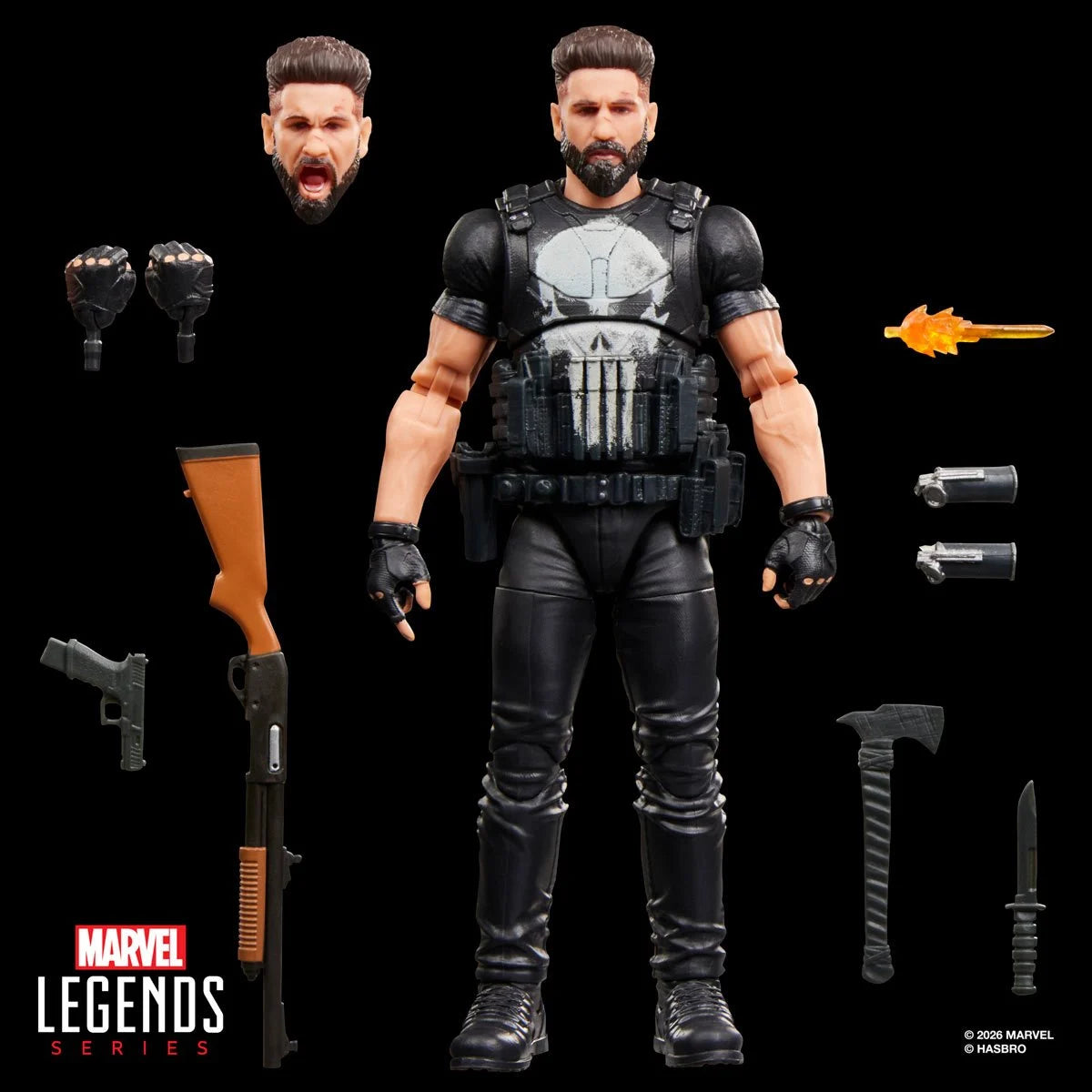 PREVENTA Marvel Legends The Punisher (TV Series) Punisher Hasbro (Primer pago/anticipo)