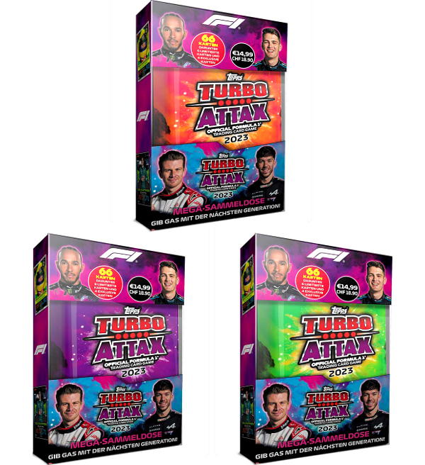 Topps Turbo Attax Formula 1 2023 Season Mega Tin