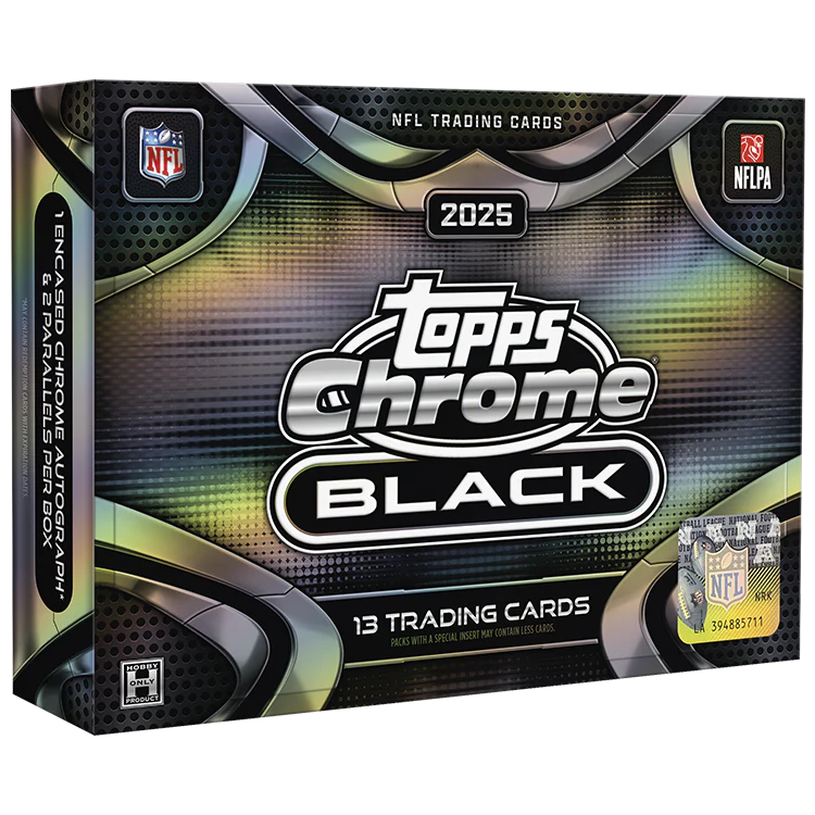 PREVENTA Topps NFL 2025 Chrome Black Football (Primer pago/anticipo)