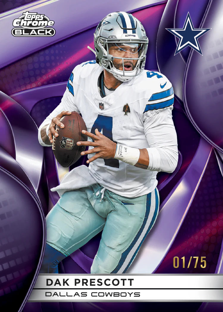 PREVENTA Topps NFL 2025 Chrome Black Football (Primer pago/anticipo)
