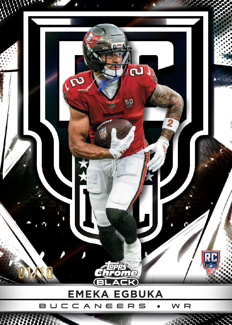 PREVENTA Topps NFL 2025 Chrome Black Football (Primer pago/anticipo)