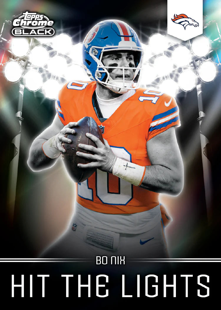 PREVENTA Topps NFL 2025 Chrome Black Football (Primer pago/anticipo)