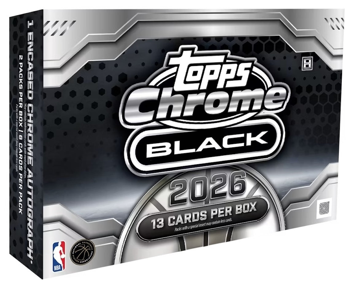 PREVENTA Topps NBA 2026 Chrome Black Basketball (Primer pago/anticipo)