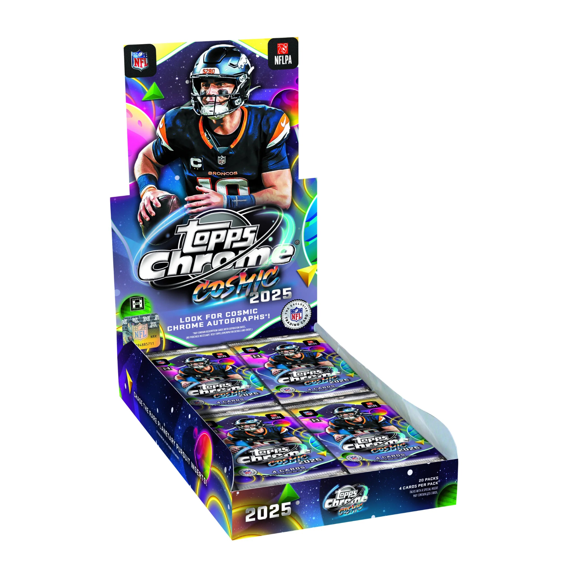 PREVENTA Topps NFL 2025 Cosmic Chrome Hobby Box (Primer pago/anticipo)