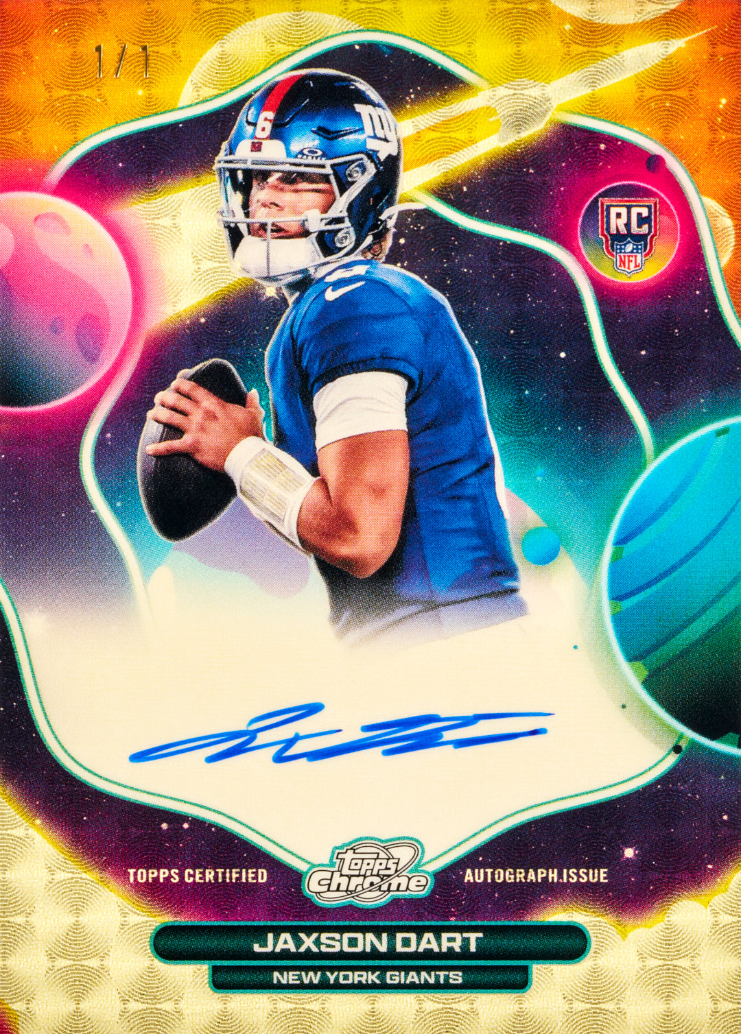 PREVENTA Topps NFL 2025 Cosmic Chrome Hobby Box (Primer pago/anticipo)