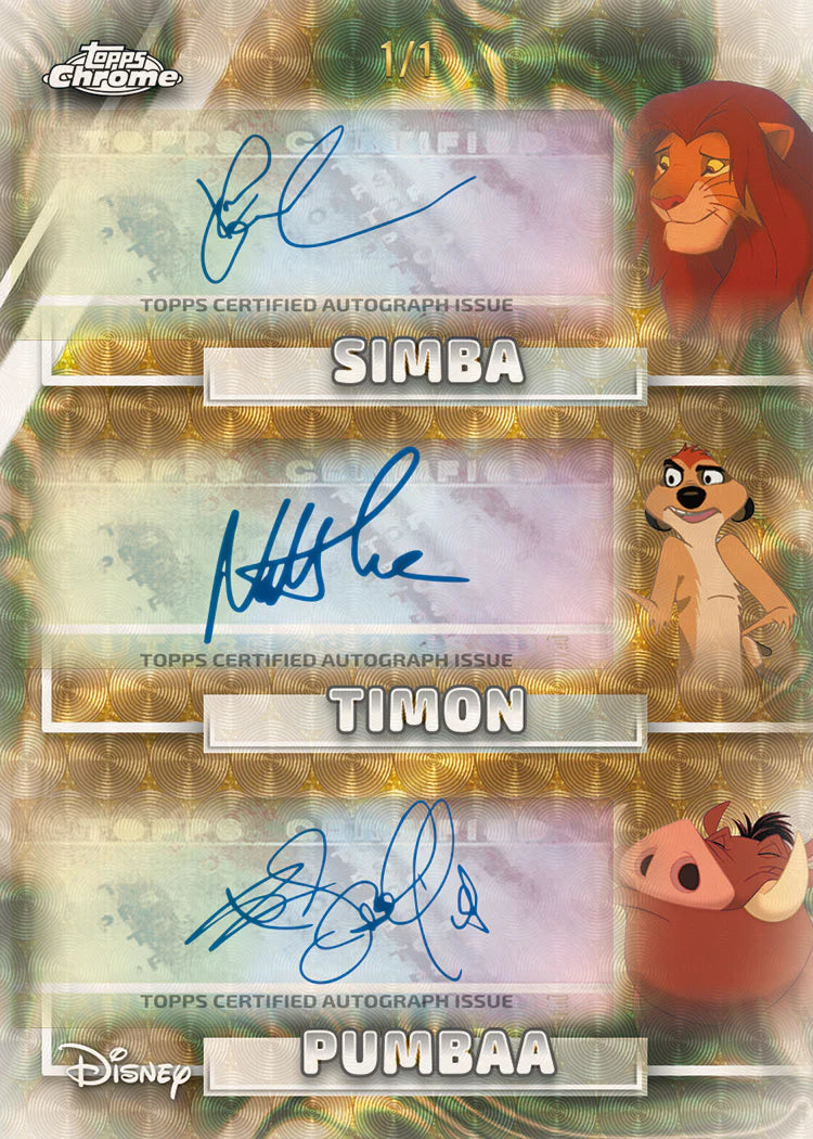PREVENTA Topps 2026 Disney Chrome Hobby Box (Primer pago/anticipo)