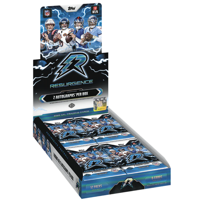 PREVENTA Topps NFL 2025-26 Topps Resurgence Football Hobby Box (Primer pago/anticipo)