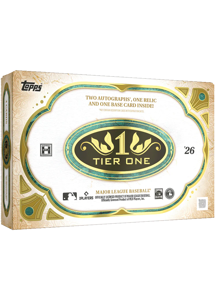 PREVENTA 2026 Topps Tier One Baseball Hobby Box (Primer pago/anticipo)