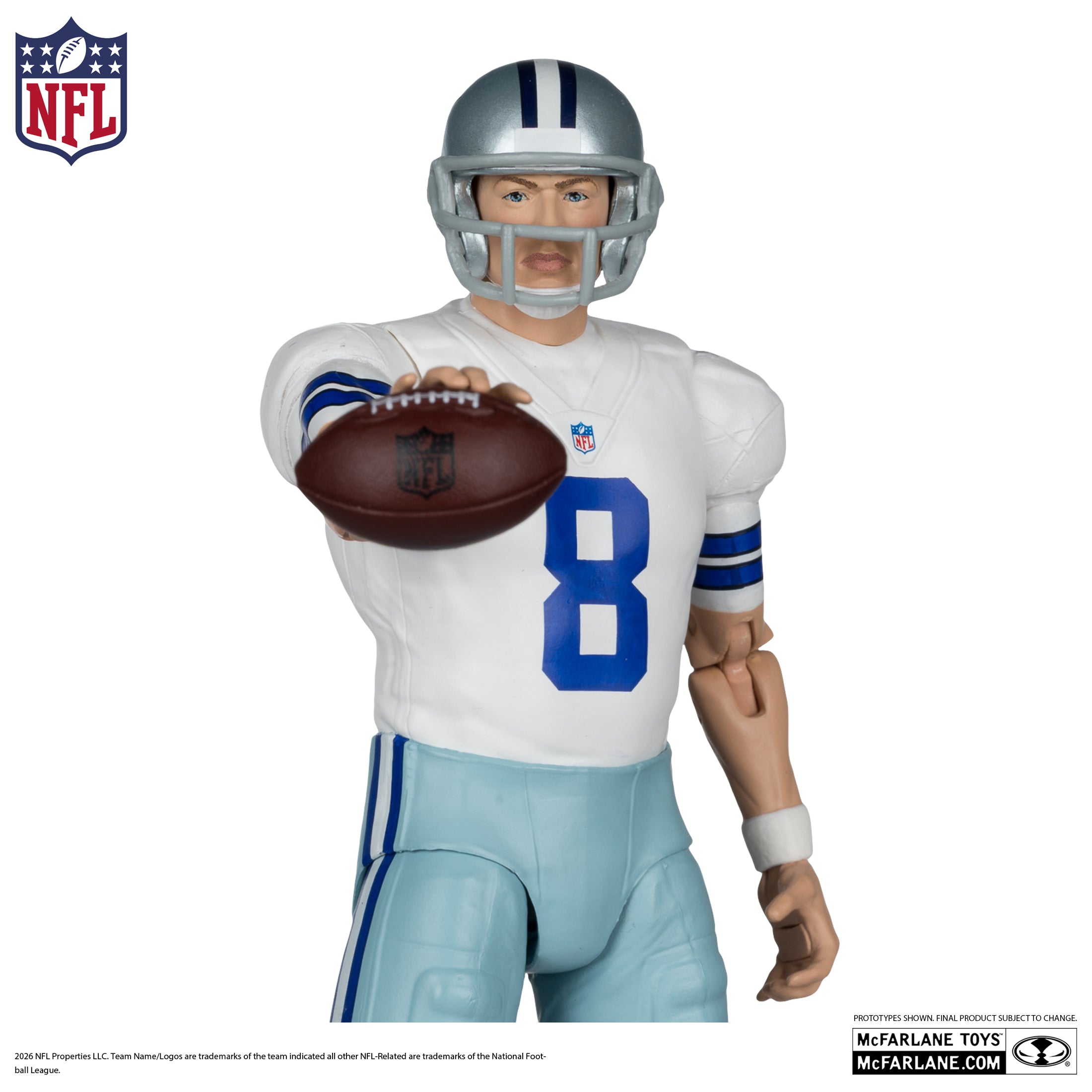 PREVENTA McFarlane's Sportspicks Legends Series Troy Aikman (Dallas Cowboys) McFarlane (Primer pago/anticipo)