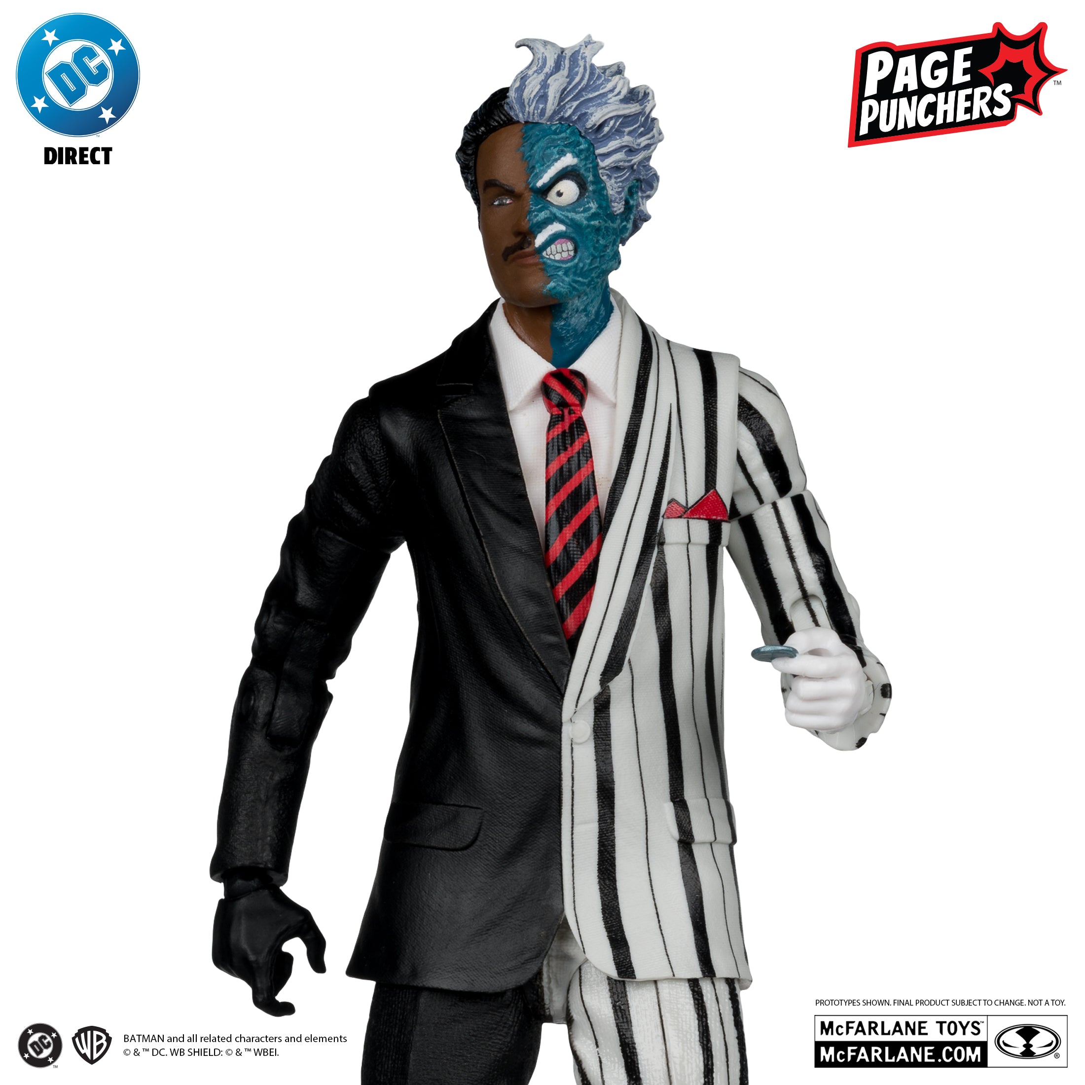 PREVENTA DC Multiverse Page Punchers Two Face (Batman 89) Red Platinum Edition McFarlane (Primer pago/anticipo)