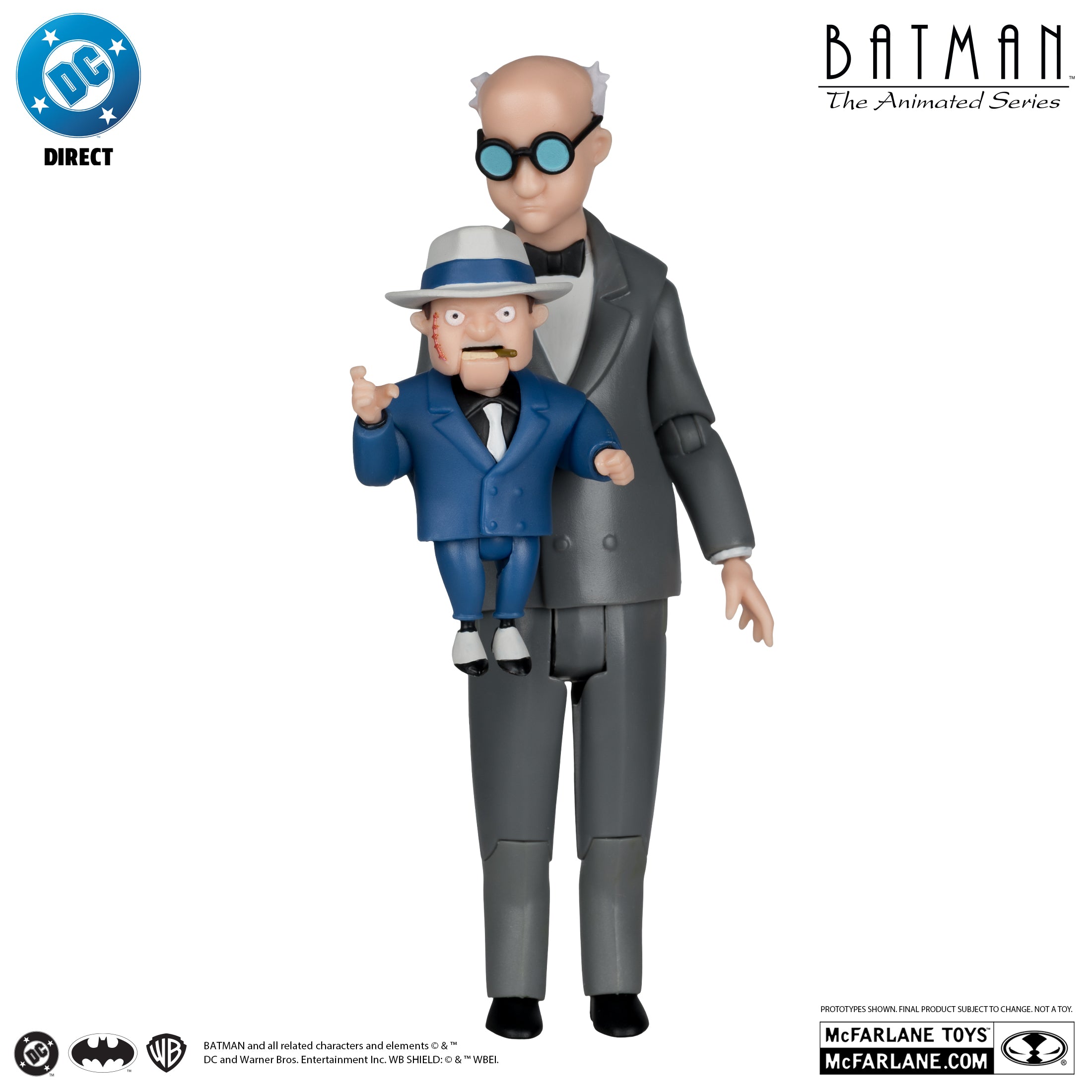 PREVENTA DC Direct Batman: The Animated Series Ventriloquist and Scarface (Collect to Build: Rene Montoya) McFarlane (Primer pago/anticipo)