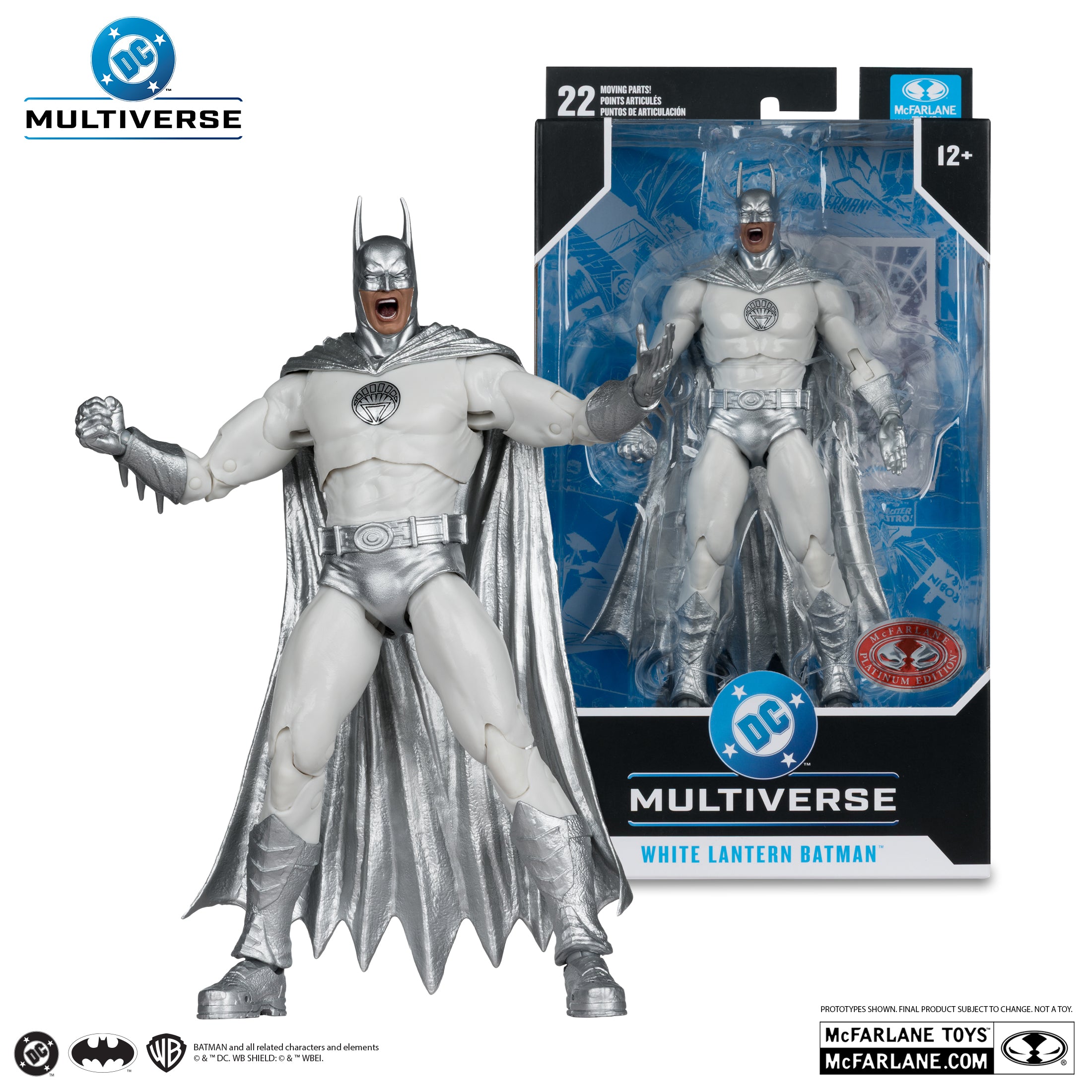 DC Multiverse White Lantern Batman (Brightest Day) Red Platinum Edition McFarlane