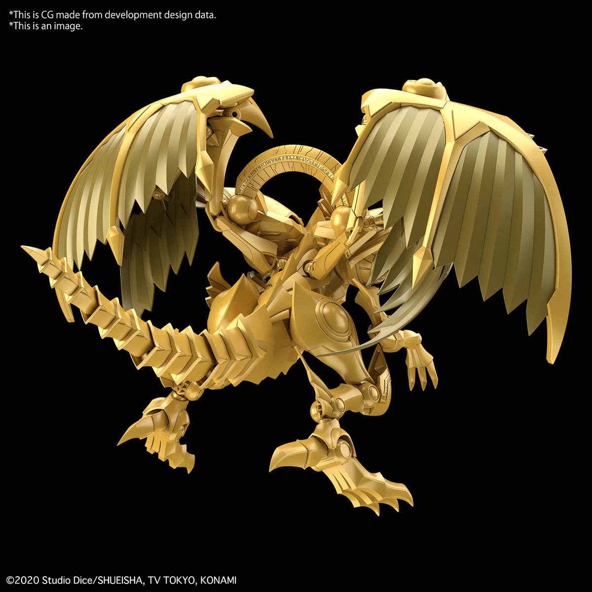 Yu-Gi-Oh! Egyptian God The Winged Dragon of Ra Figure-Rise Standard Model Kit Bandai