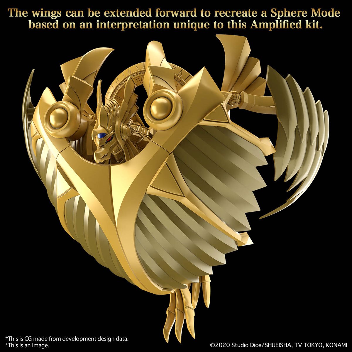 Yu-Gi-Oh! Egyptian God The Winged Dragon of Ra Figure-Rise Standard Model Kit Bandai