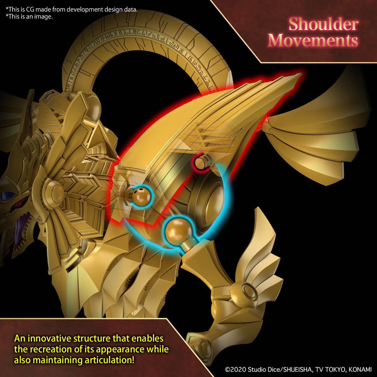 Yu-Gi-Oh! Egyptian God The Winged Dragon of Ra Figure-Rise Standard Model Kit Bandai
