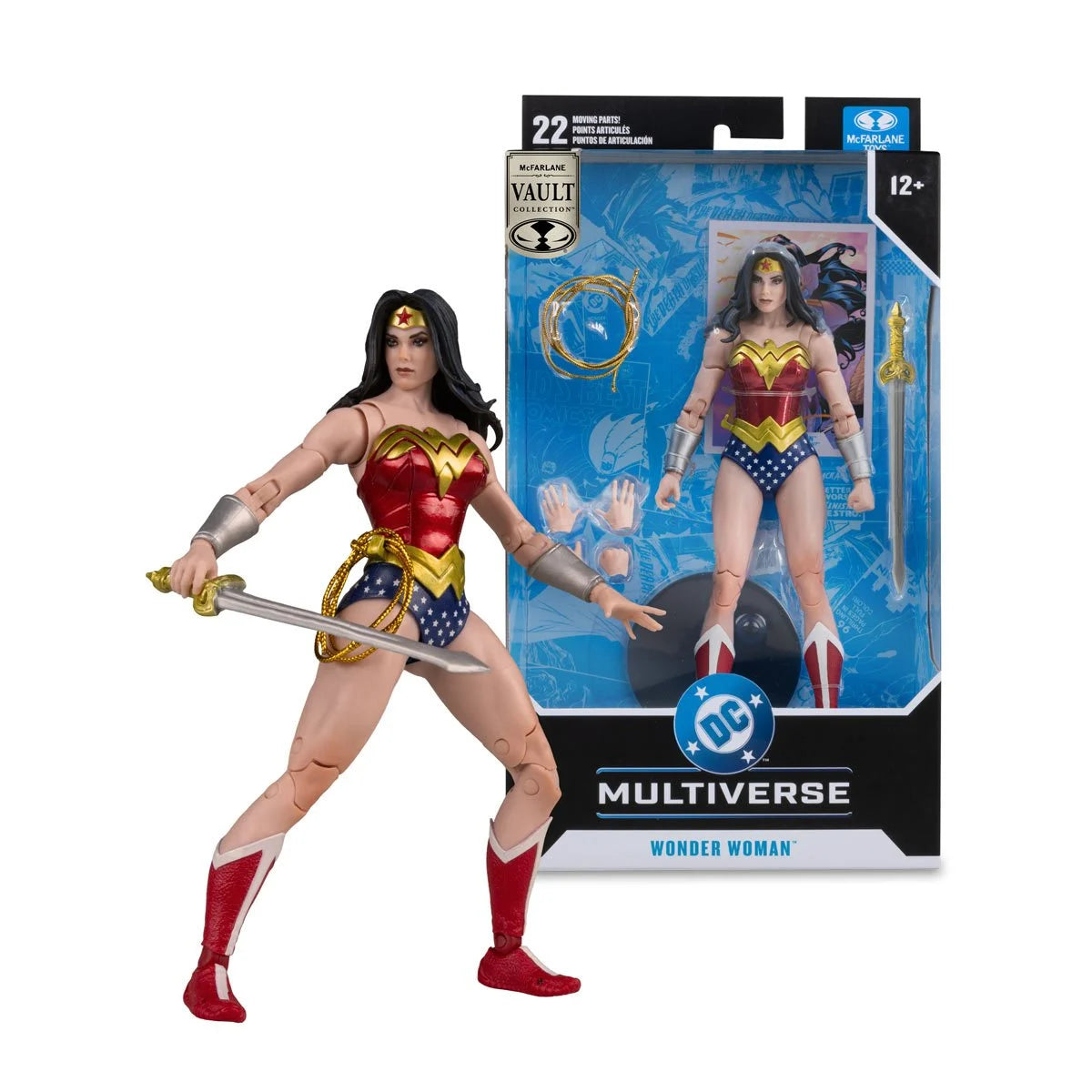 PREVENTA DC Multiverse Wonder Woman (Who is Wonder Woman?) Vault Collection McFarlane (Primer pago/anticipo)