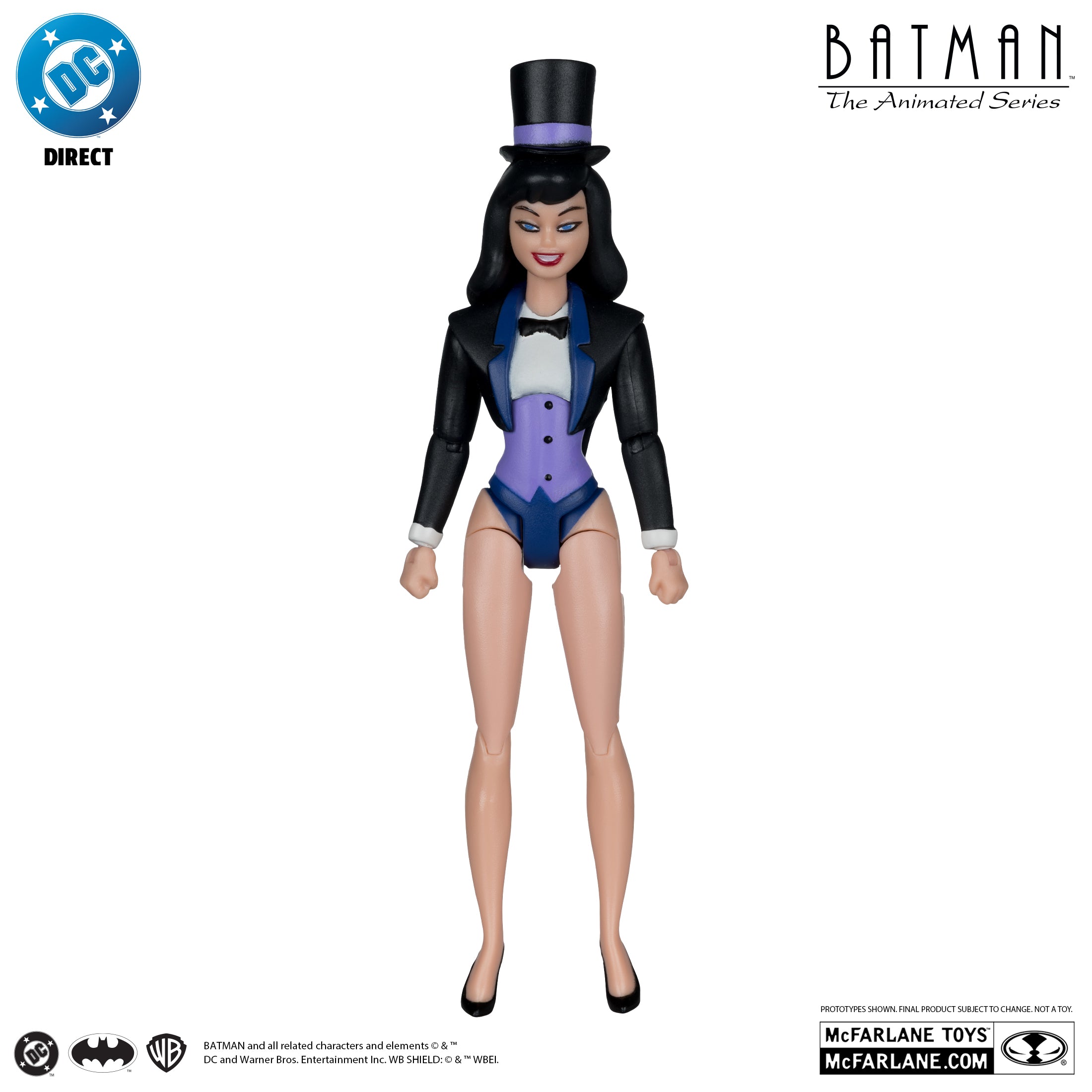 DC Direct Batman The Animated Series Zatanna (Collect to Build: Clock King) McFarlane