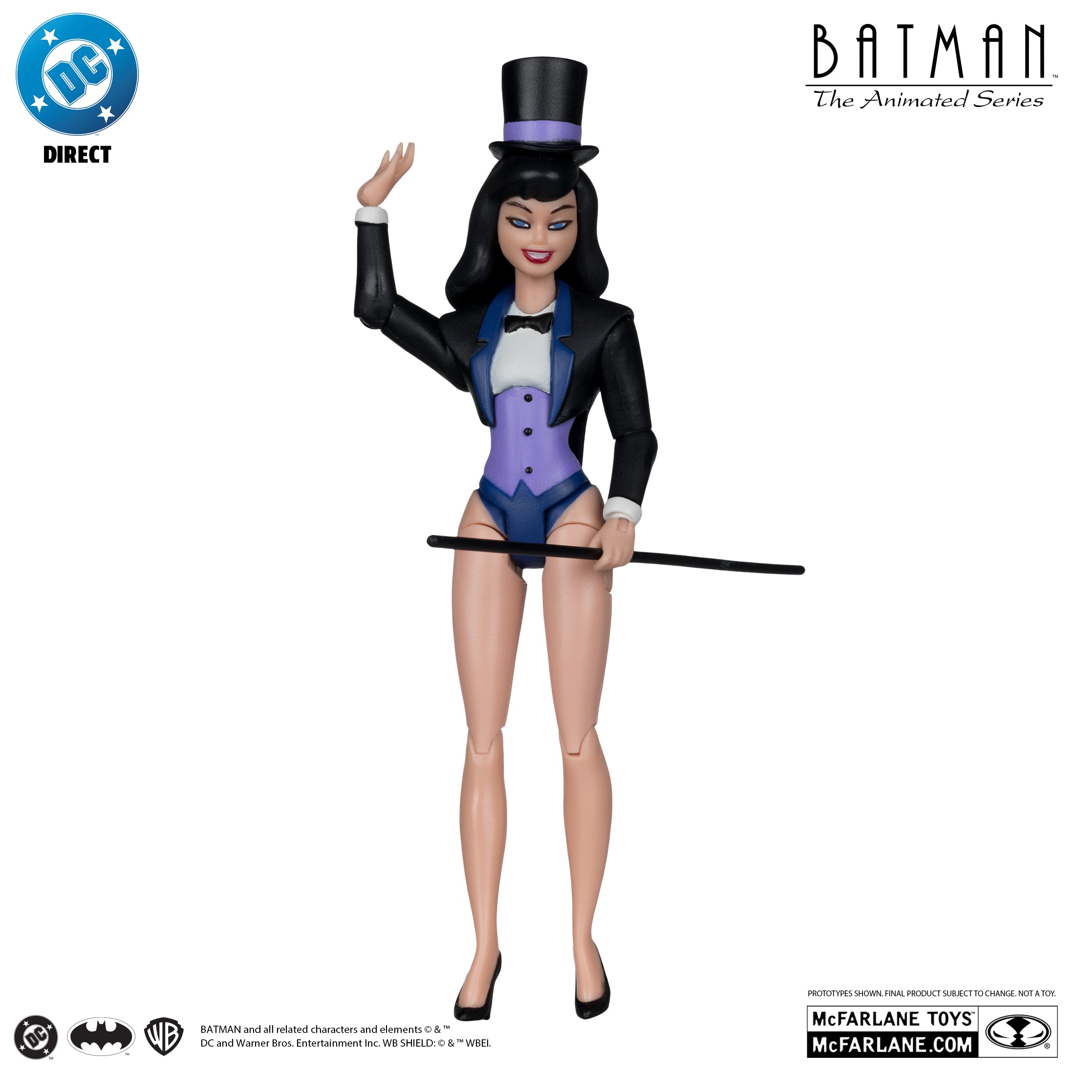DC Direct Batman The Animated Series Zatanna (Collect to Build: Clock King) McFarlane