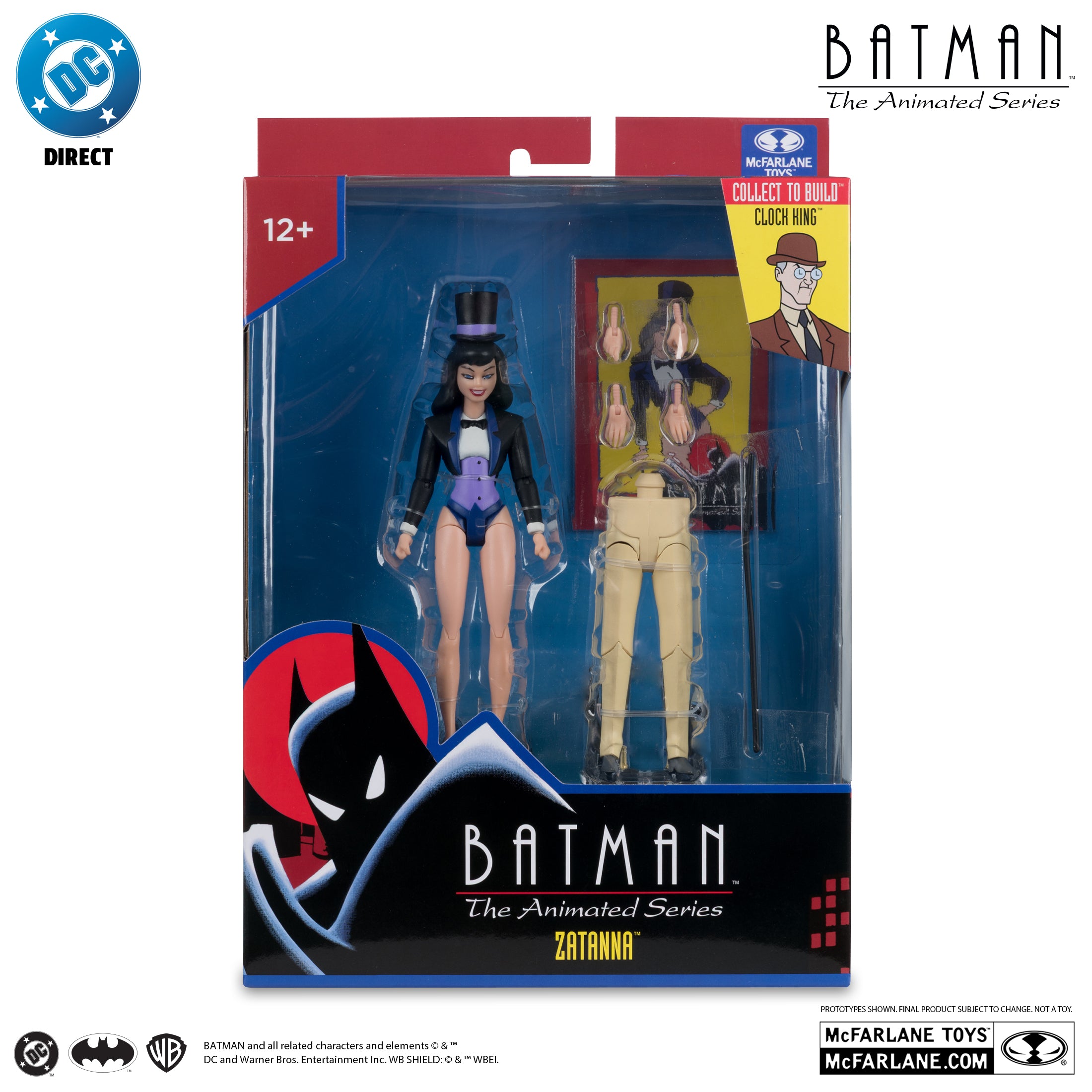 DC Direct Batman The Animated Series Zatanna (Collect to Build: Clock King) McFarlane