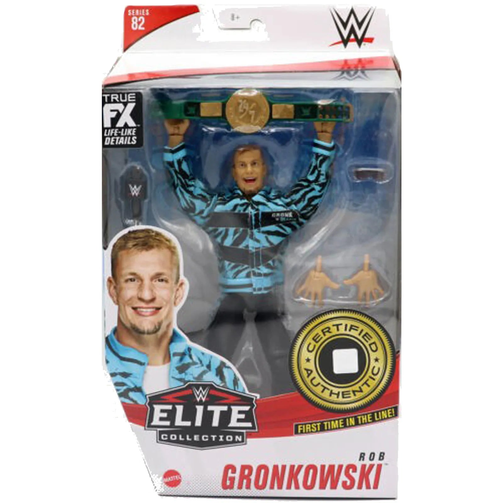 Rob Gronkowski Elite Collection WWE Mattel