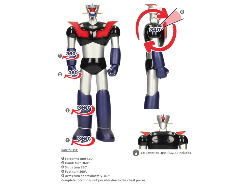 Mazinger Z Figure With Light SD Toys