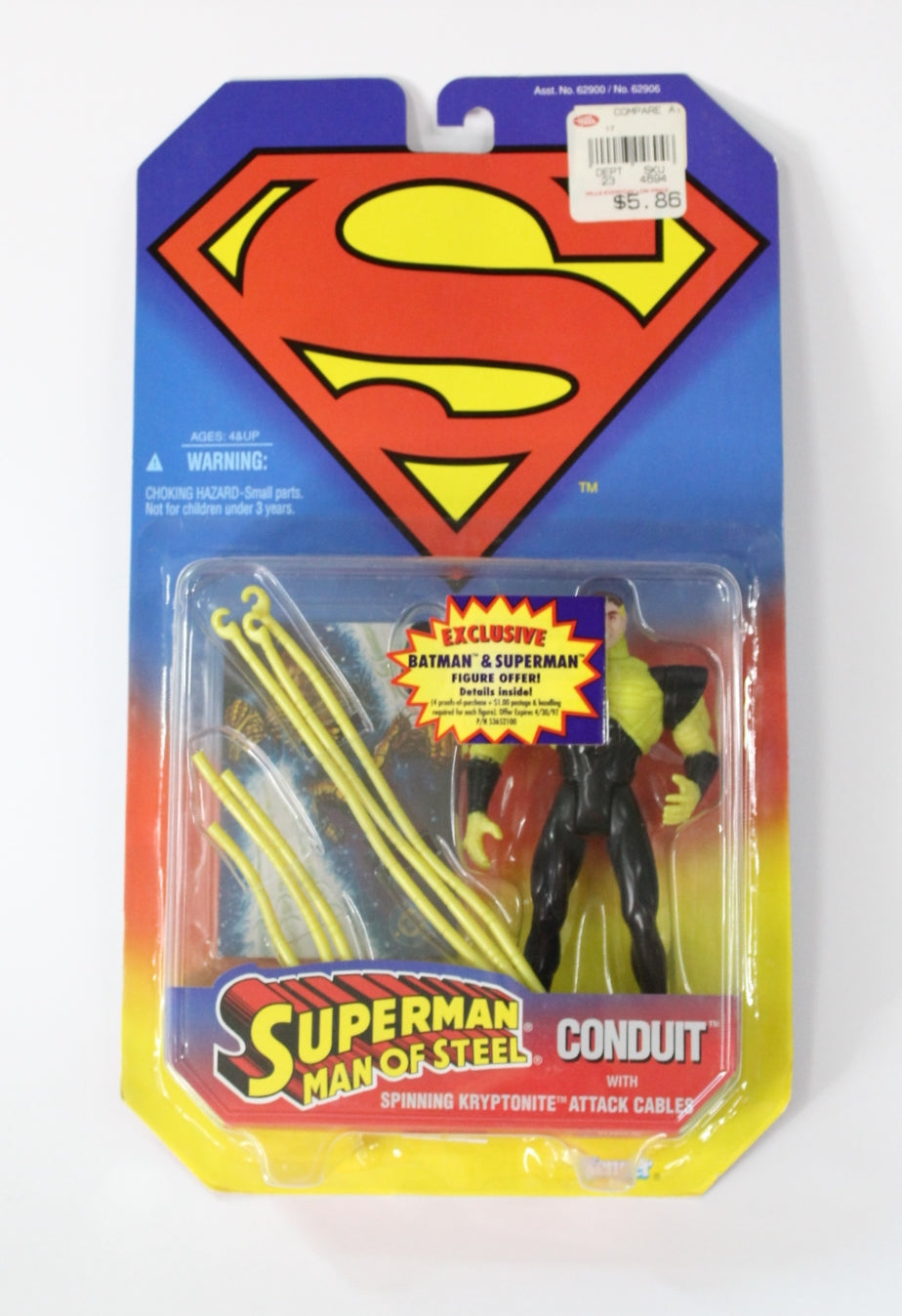Superman Man Of Steel Conduit Kenner