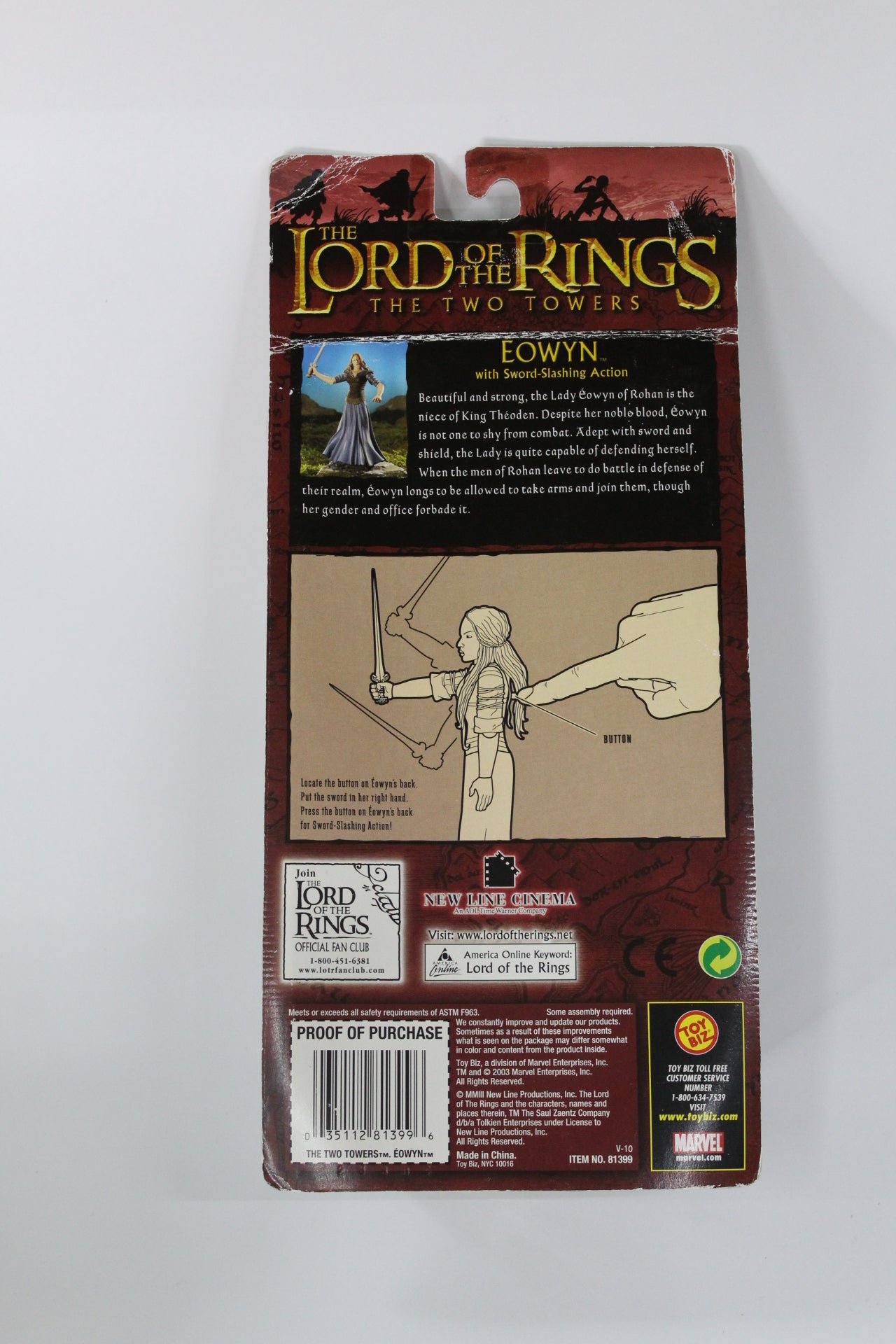 Éowin The Lord Of The Rings Toybiz
