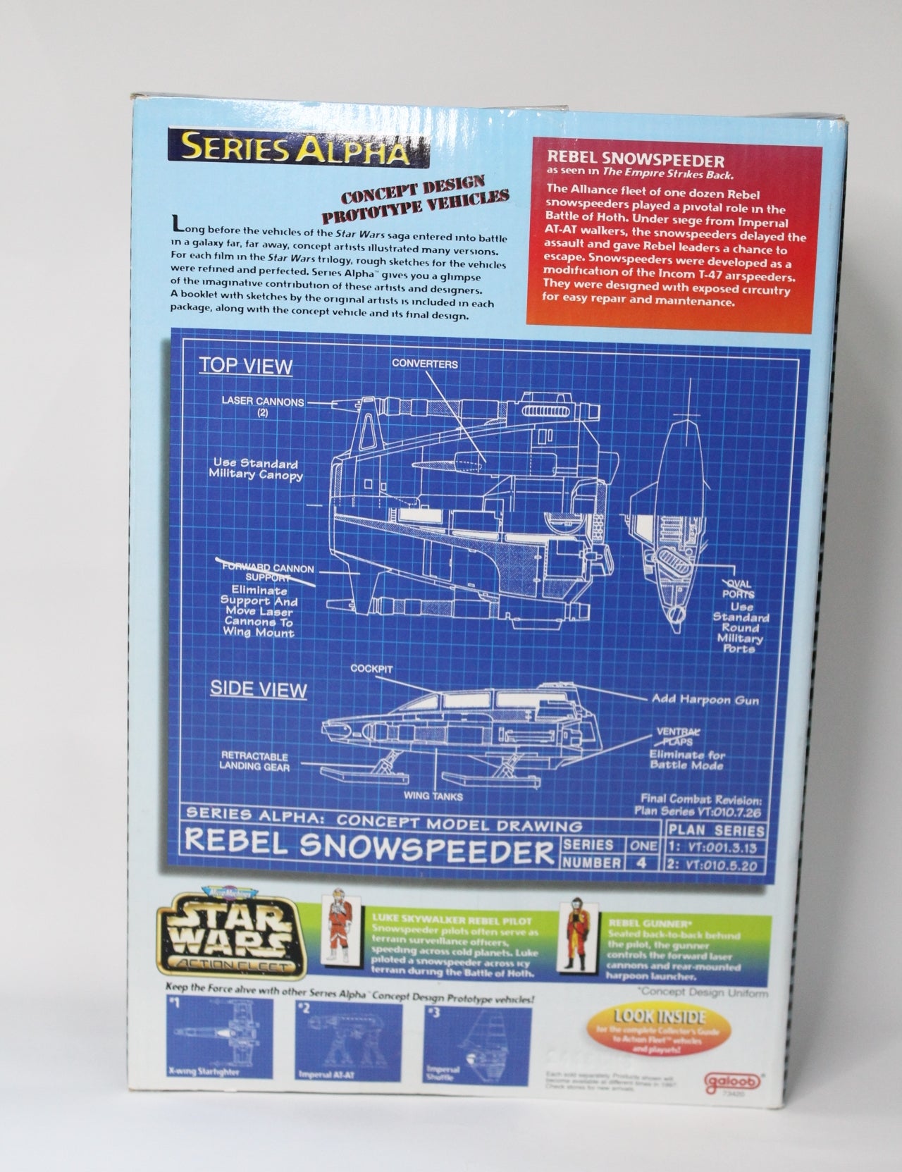 Rebel Snowspeeder Star Wars Action Fleet Galoob Micro Machines