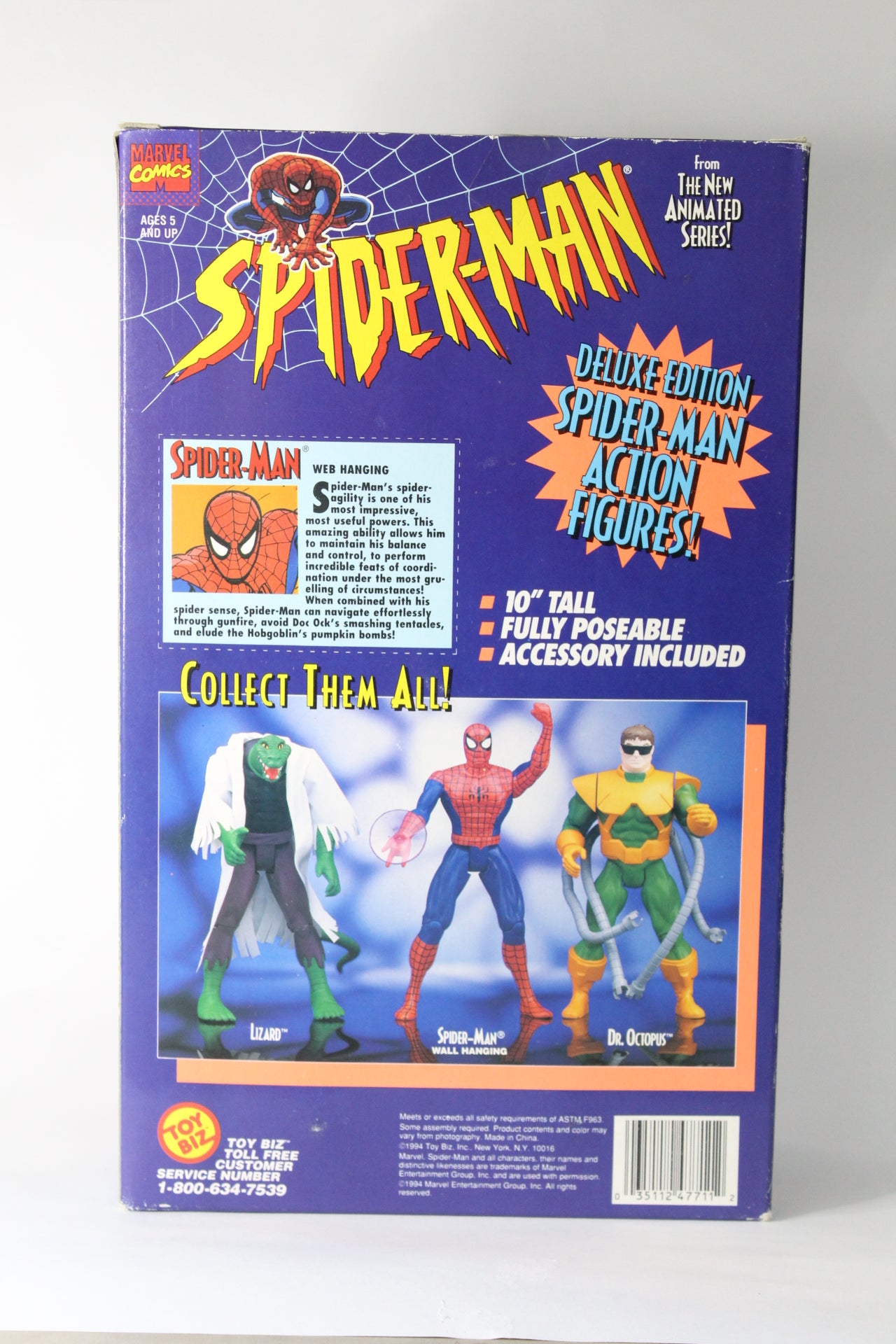 Spider-Man Deluxe Edition Toybiz Vintage
