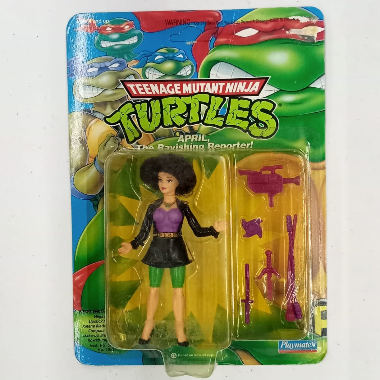 April O´nell TMNT Heroes In A Half-Shell Playmates Vintage
