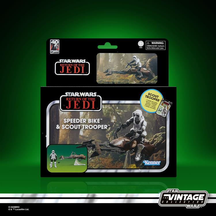 Speeder Bike & Scout Trooper (Return of the Jedi) Star Wars The Vintage Collection